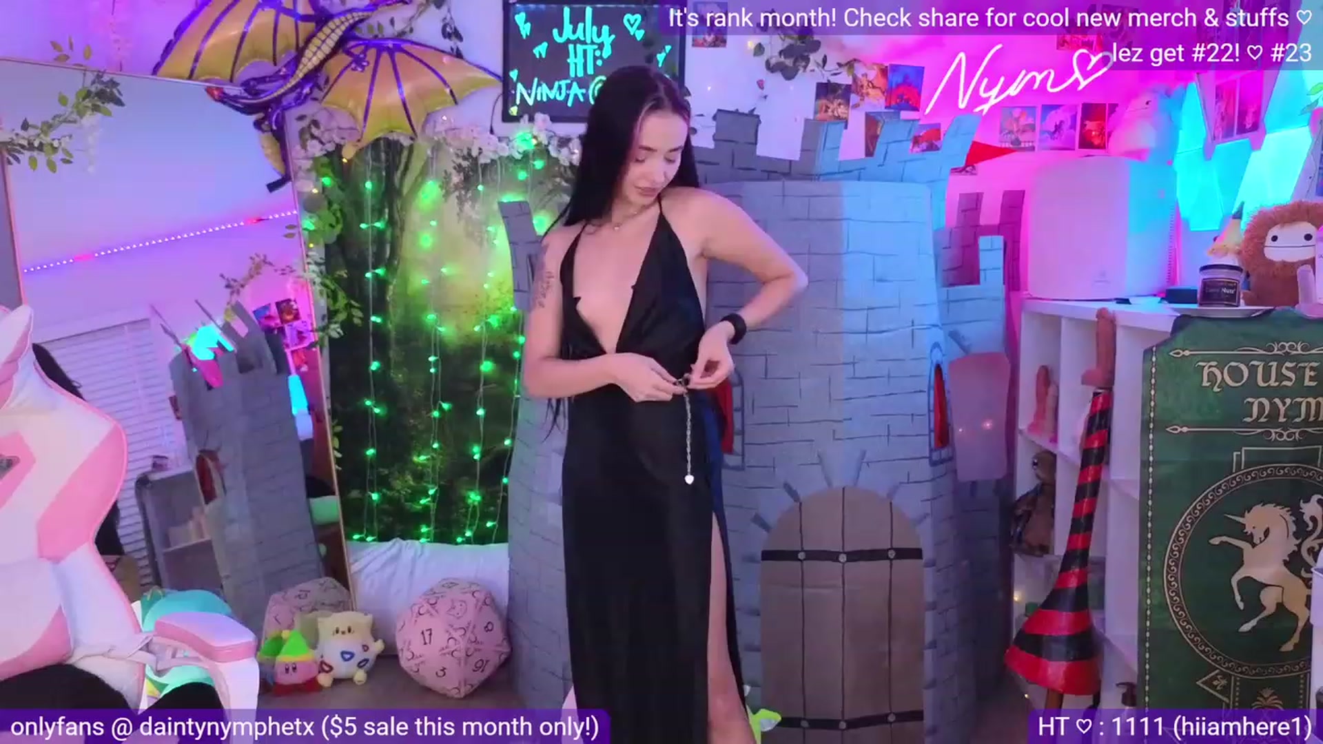 Gallery image thumbnail from Nym_x's myfreecams stream on, 07/09/2023, 03:33 image 4 of 20