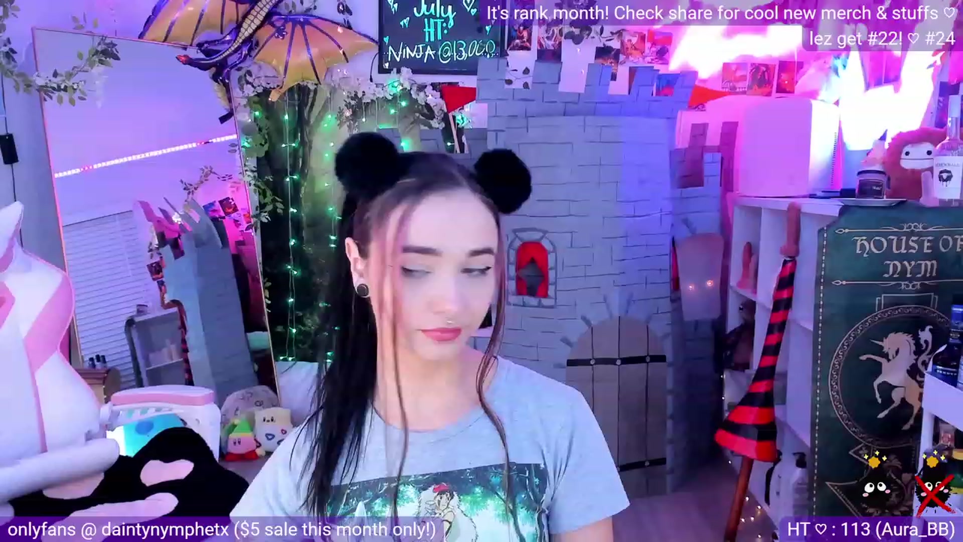 Gallery image thumbnail from Nym_x's myfreecams stream on, 07/13/2023, 02:50 image 9 of 20