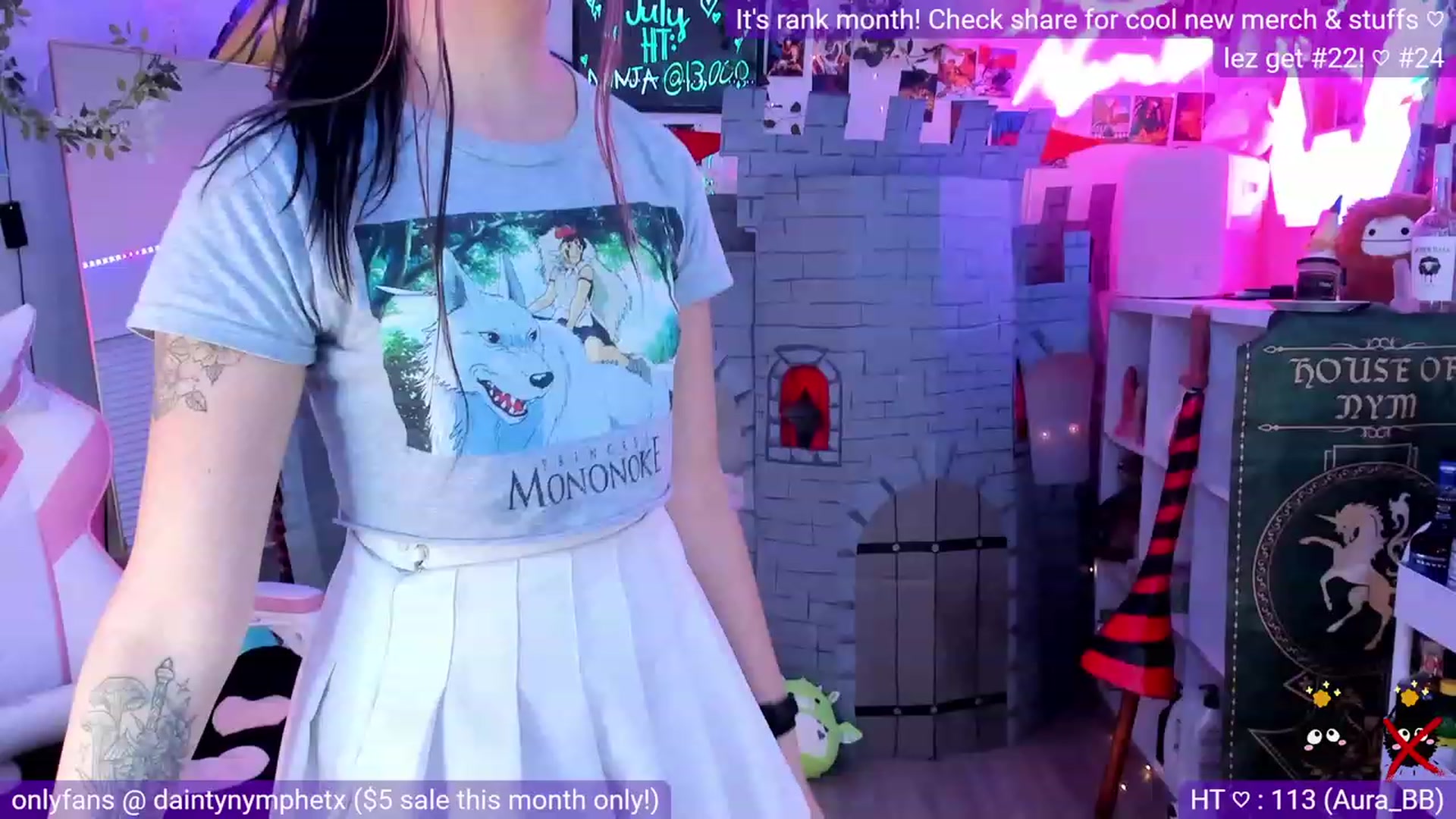 Gallery image thumbnail from Nym_x's myfreecams stream on, 07/13/2023, 02:50 image 6 of 20