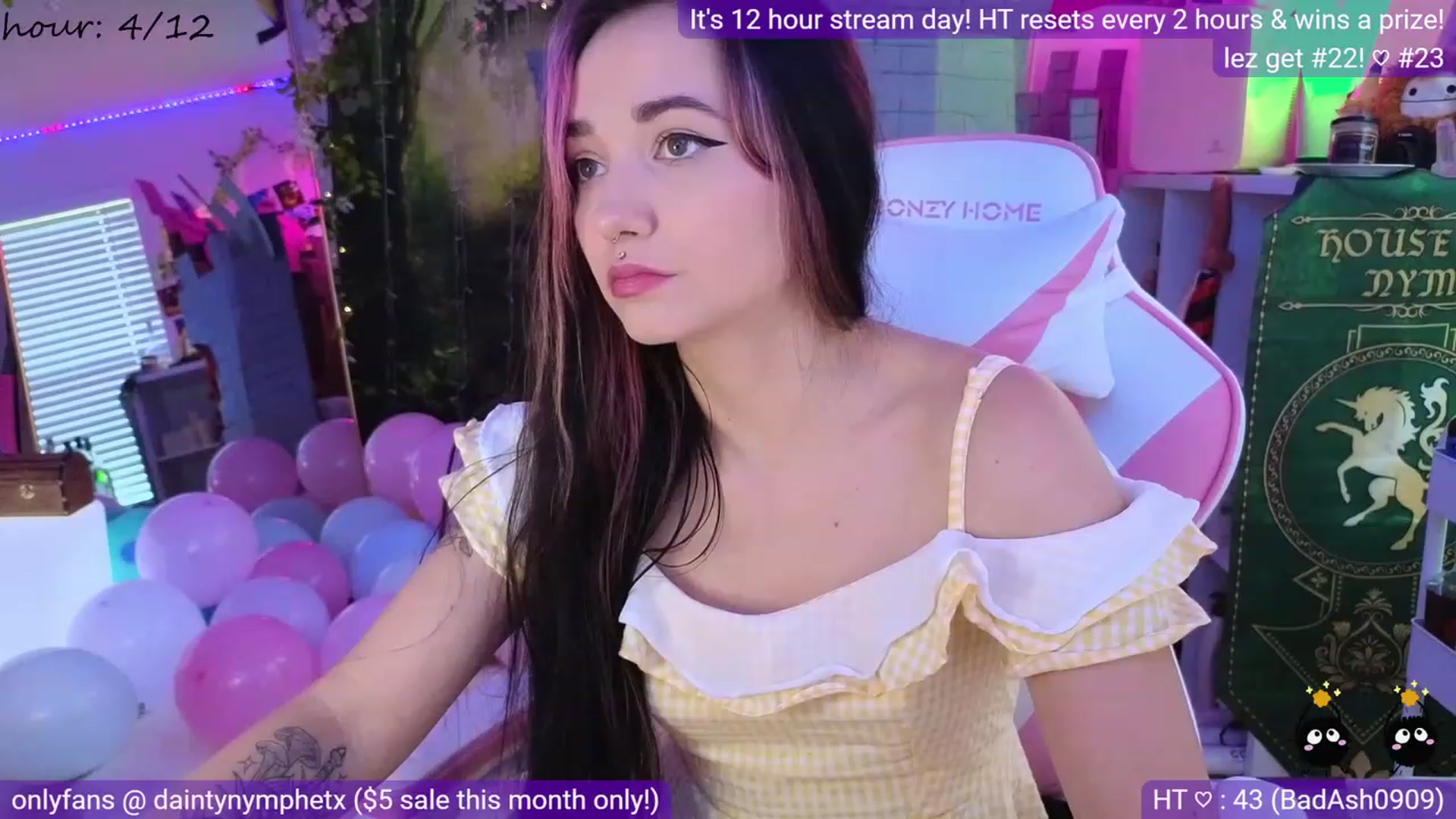 Gallery image thumbnail from Nym_x's myfreecams stream on, 07/16/2023, 24:21 image 8 of 20