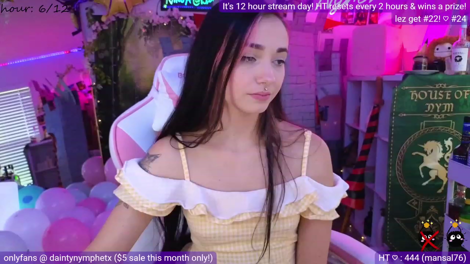 Gallery image thumbnail from Nym_x's myfreecams stream on, 07/16/2023, 01:56 image 2 of 20