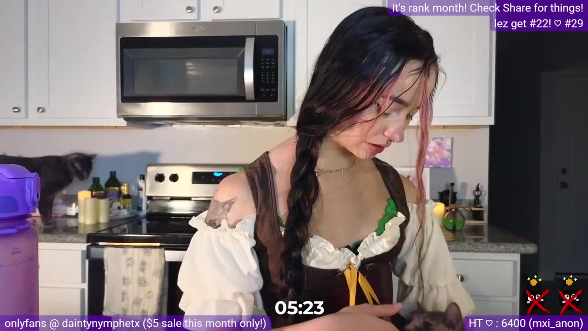 Gallery image thumbnail from Nym_x's myfreecams stream on, 07/29/2023, 04:05 image 17 of 20