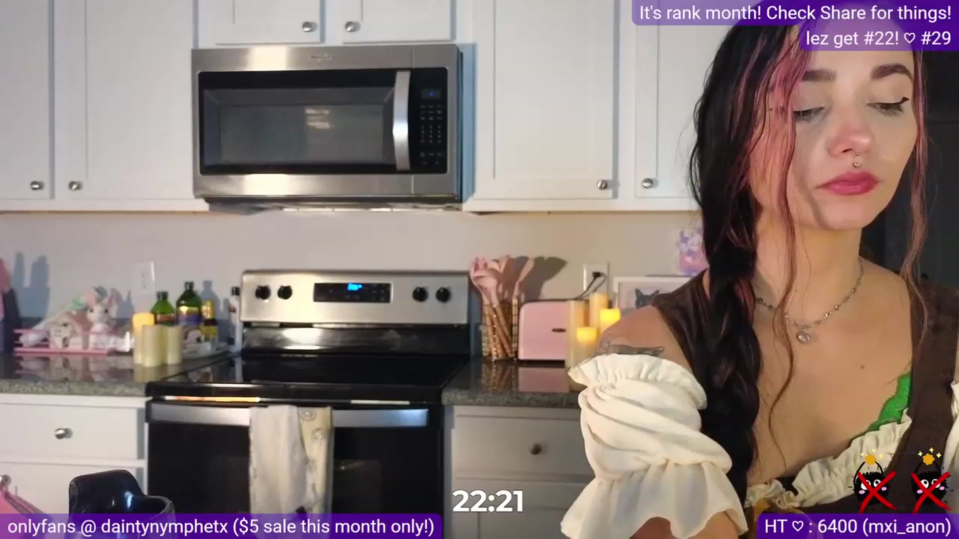 Gallery image thumbnail from Nym_x's myfreecams stream on, 07/29/2023, 04:05 image 7 of 20