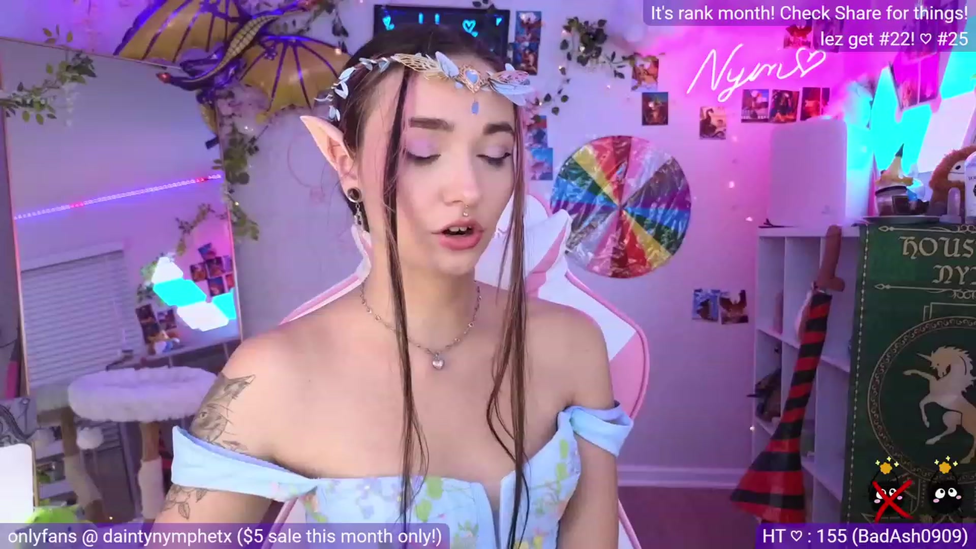 Gallery image thumbnail from Nym_x's myfreecams stream on, 07/30/2023, 02:39 image 14 of 20