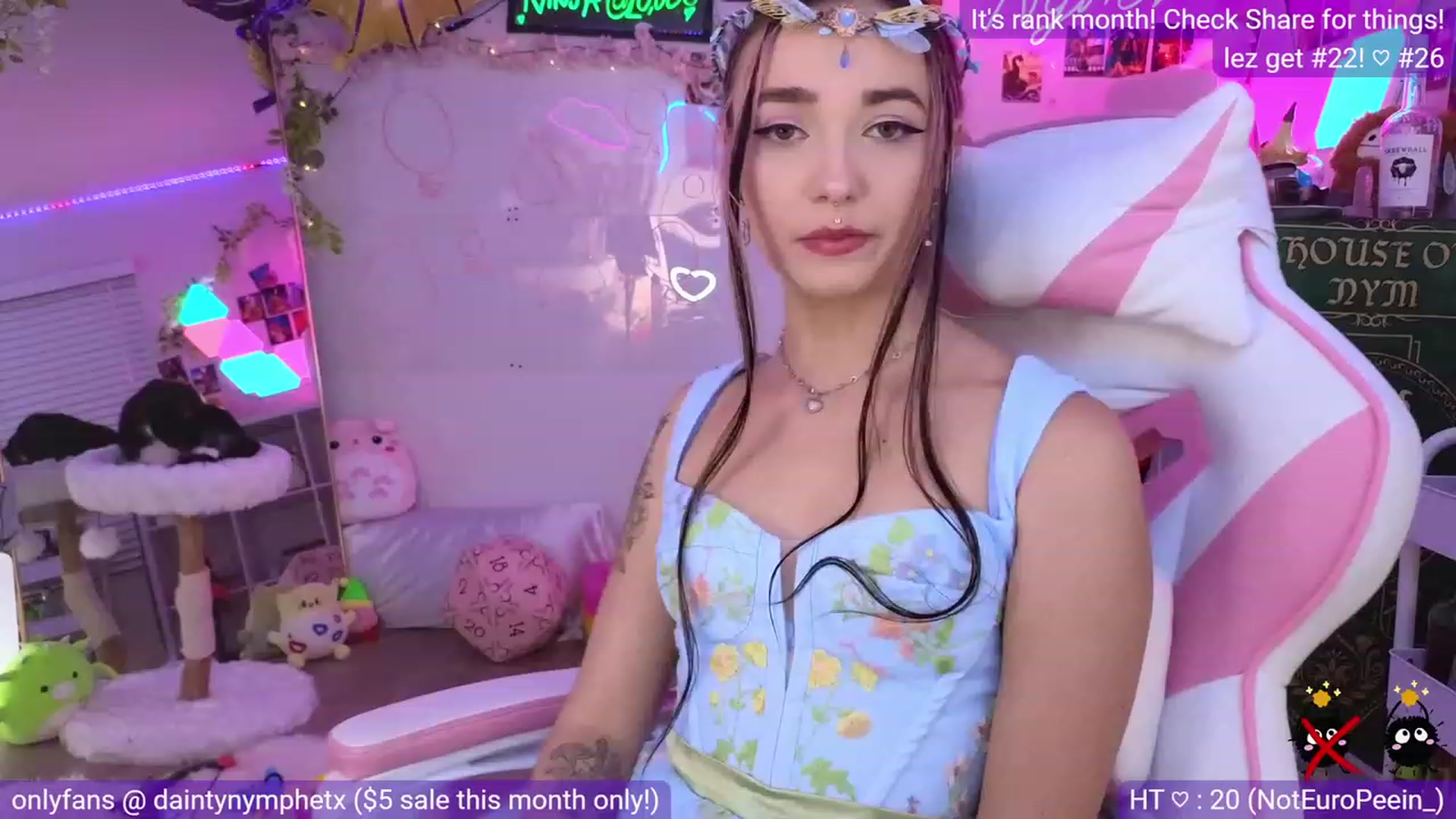 Gallery image thumbnail from Nym_x's myfreecams stream on, 07/30/2023, 02:39 image 1 of 20