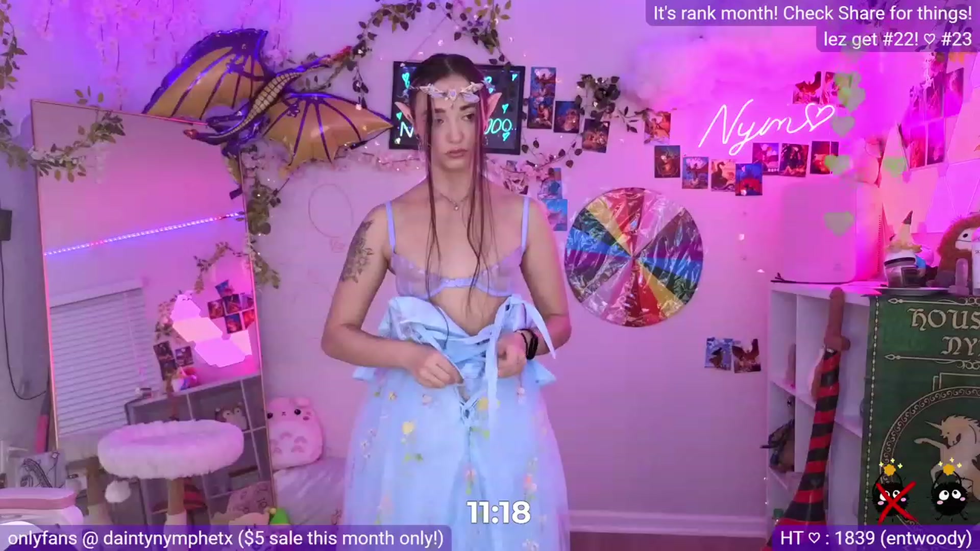 Gallery image thumbnail from Nym_x's myfreecams stream on, 07/30/2023, 04:08 image 14 of 20