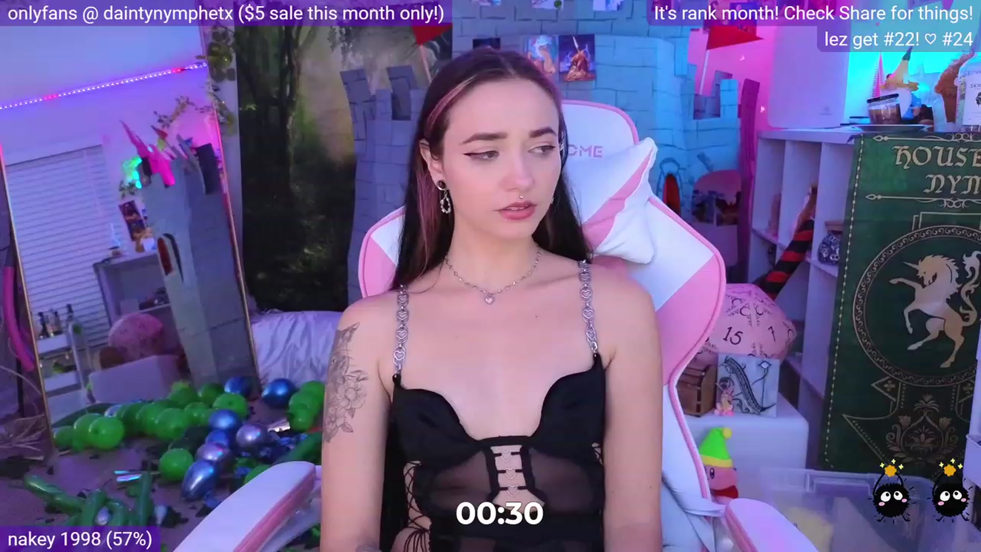 Gallery image thumbnail from Nym_x's myfreecams stream on, 08/01/2023, 06:22 image 9 of 20