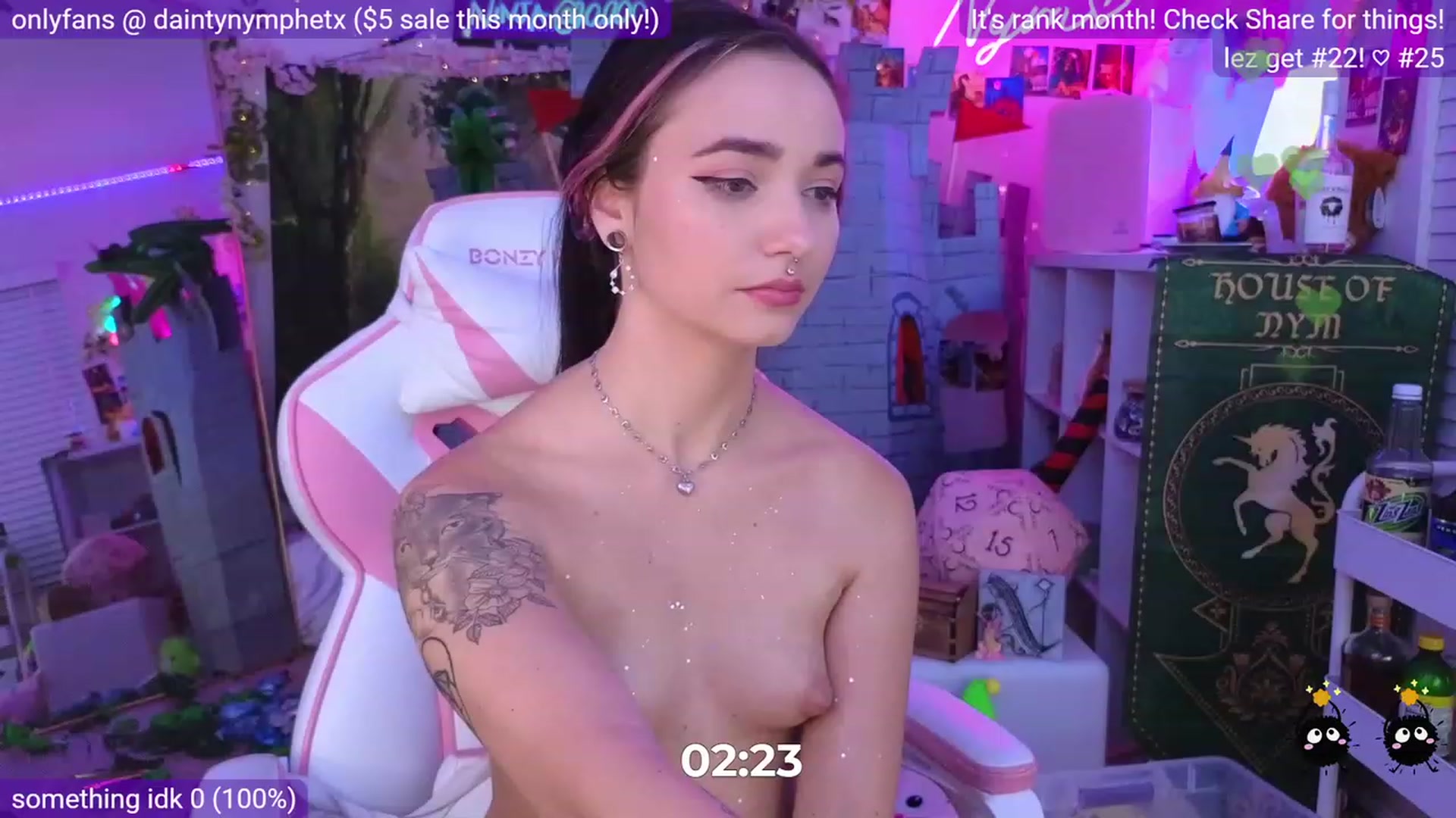 Gallery image thumbnail from Nym_x's myfreecams stream on, 08/01/2023, 07:08 image 15 of 20