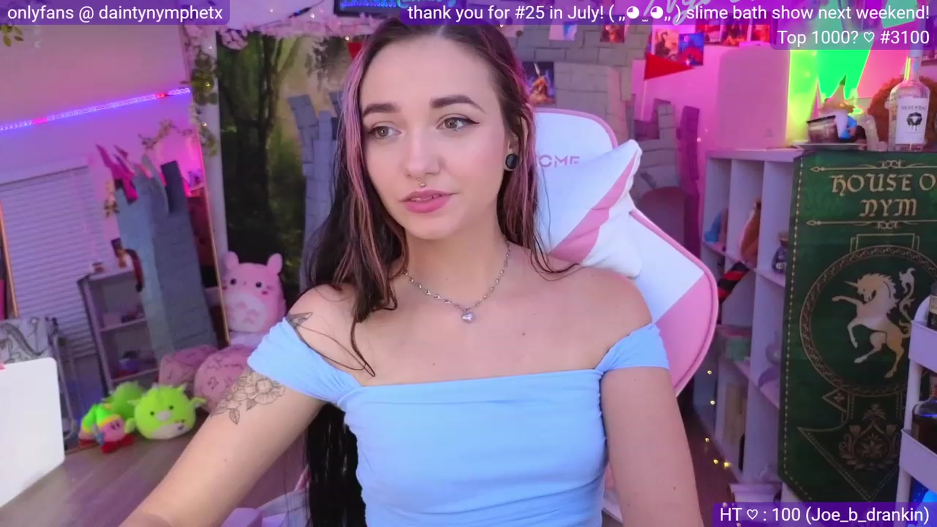 Gallery image thumbnail from Nym_x's myfreecams stream on, 08/21/2023, 04:02 image 6 of 20