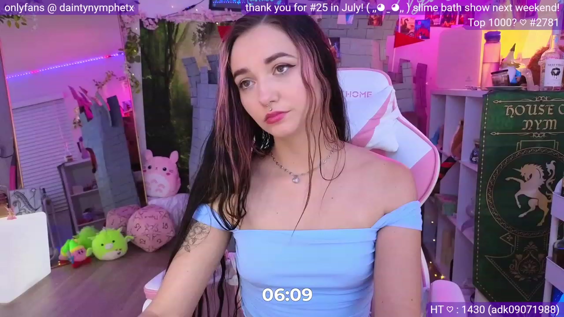 Gallery image thumbnail from Nym_x's myfreecams stream on, 08/21/2023, 04:34 image 14 of 20