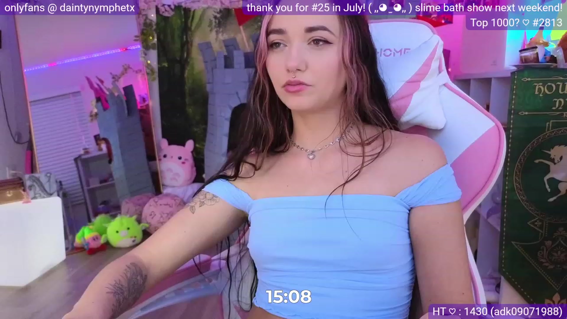 Gallery image thumbnail from Nym_x's myfreecams stream on, 08/21/2023, 04:34 image 7 of 20
