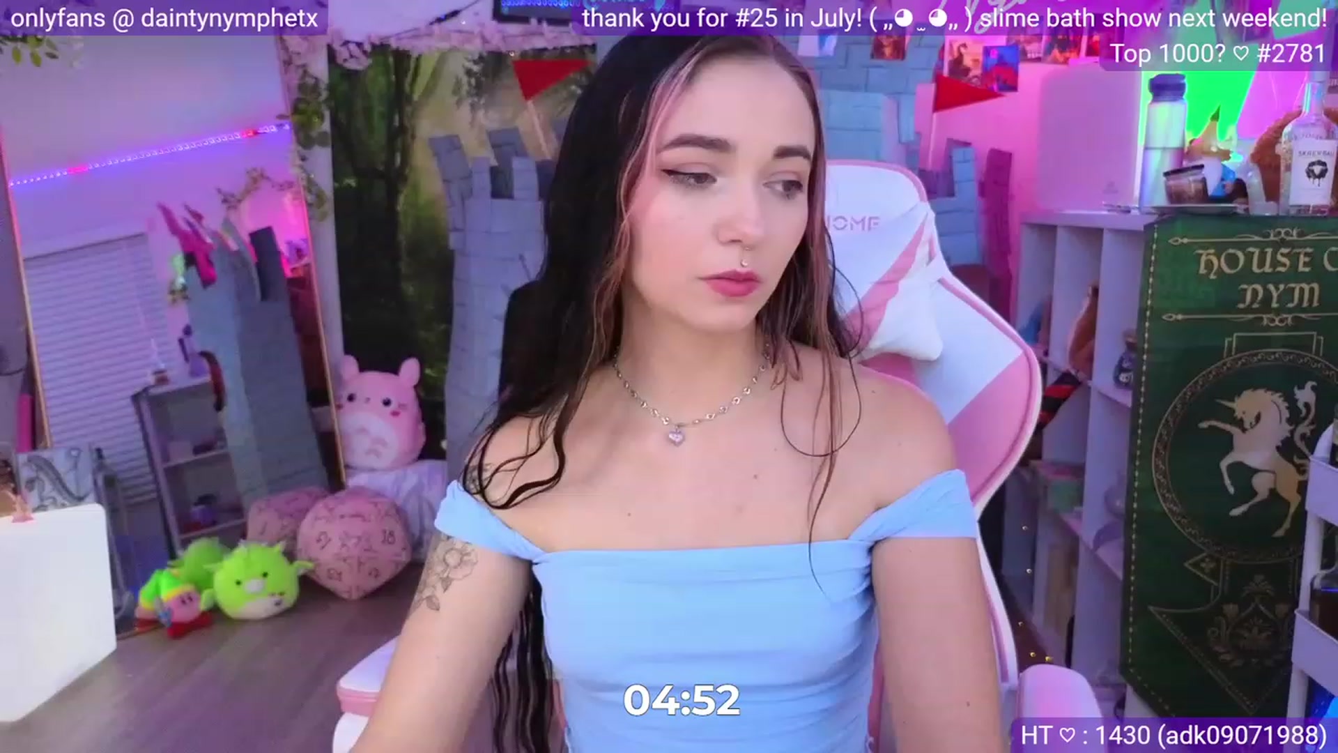 Gallery image thumbnail from Nym_x's myfreecams stream on, 08/21/2023, 04:34 image 15 of 20