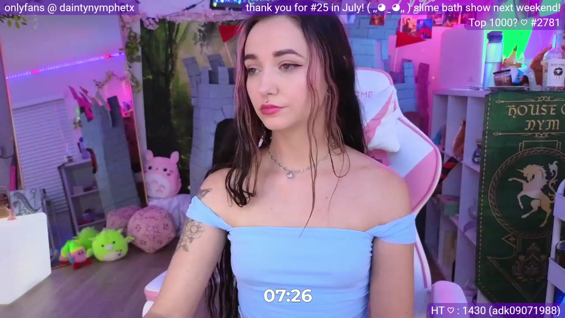 Gallery image thumbnail from Nym_x's myfreecams stream on, 08/21/2023, 04:34 image 13 of 20