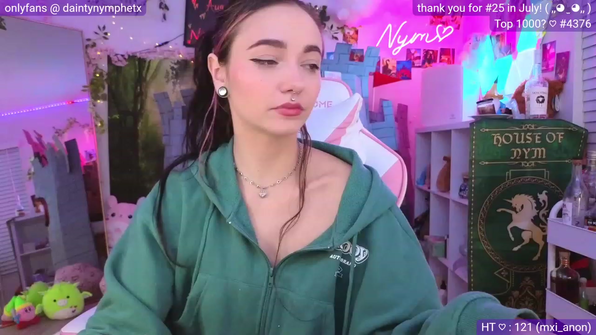 Gallery image thumbnail from Nym_x's myfreecams stream on, 09/08/2023, 04:01 image 12 of 20