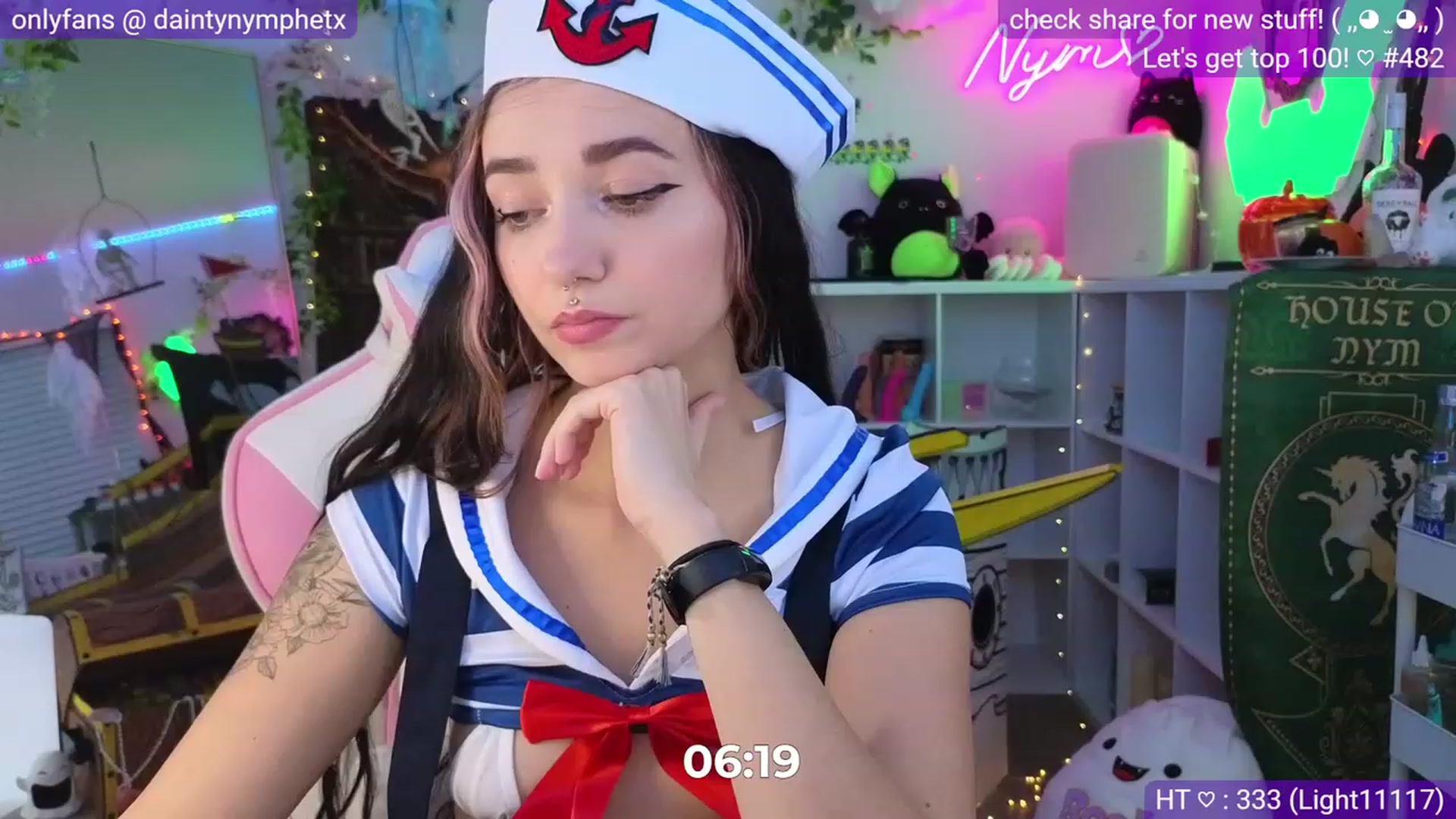 Gallery image thumbnail from Nym_x's myfreecams stream on, 10/06/2023, 03:53 image 3 of 20