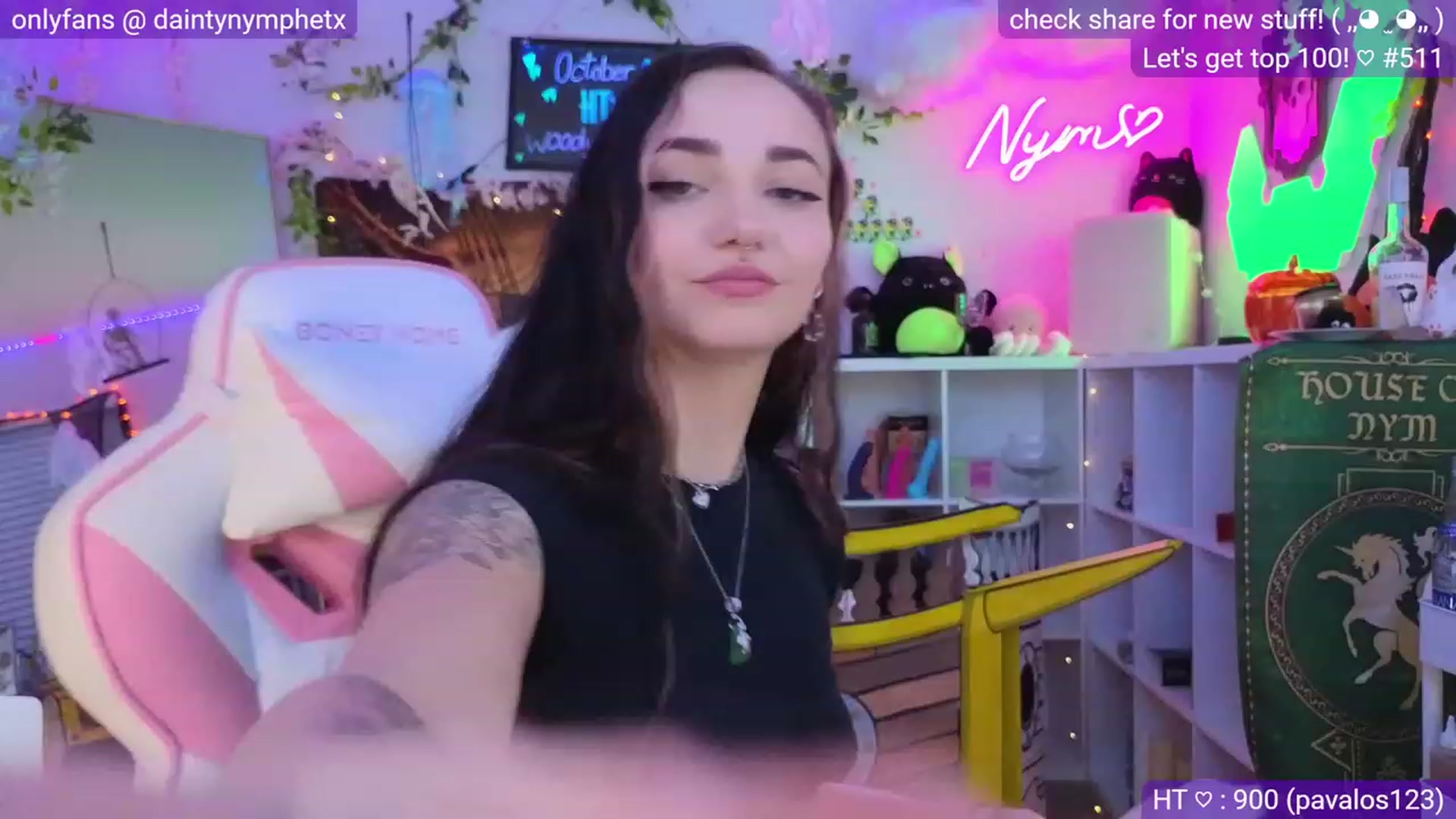 Gallery image thumbnail from Nym_x's myfreecams stream on, 10/07/2023, 03:18 image 2 of 20