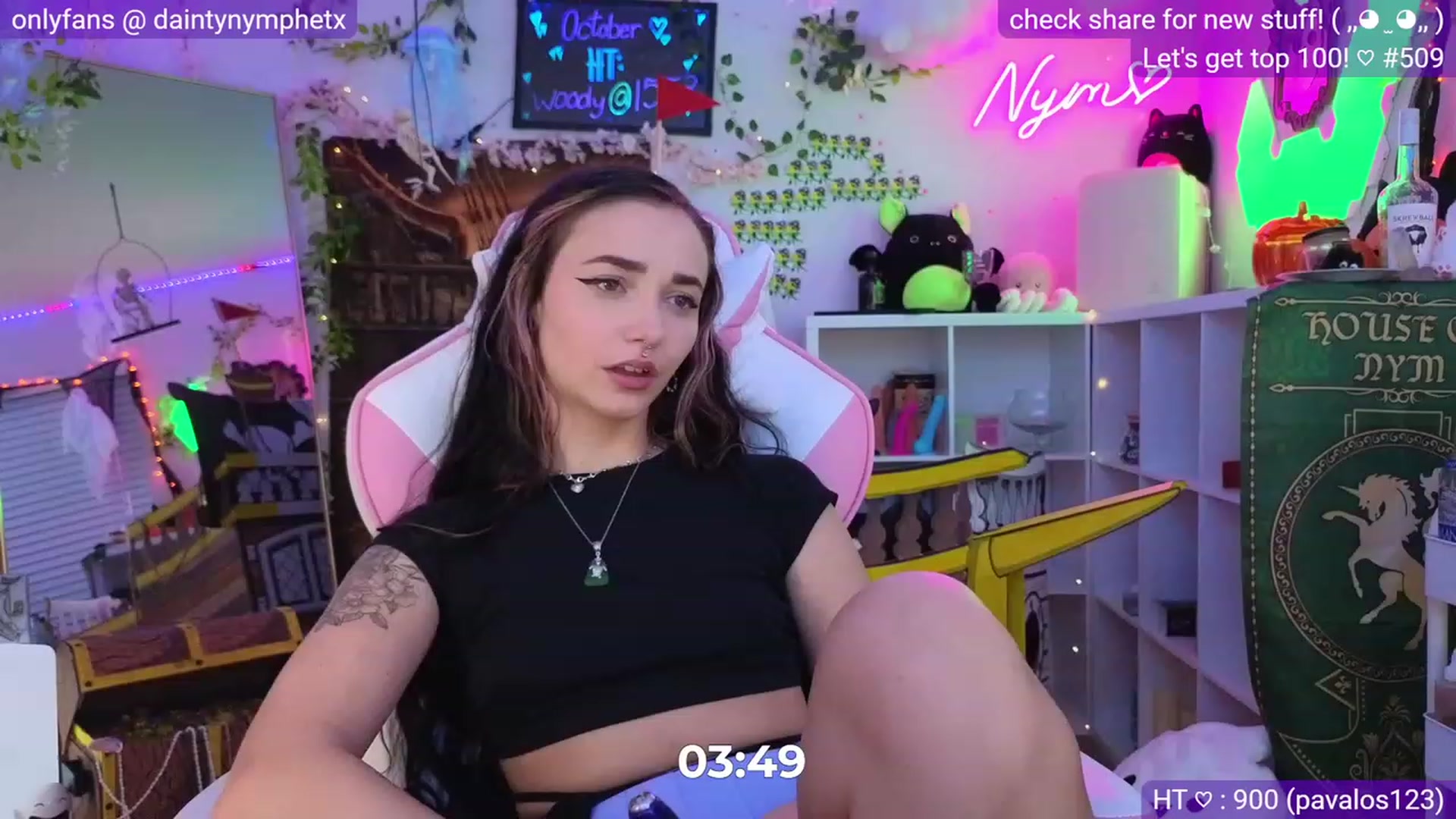 Gallery image thumbnail from Nym_x's myfreecams stream on, 10/07/2023, 03:18 image 14 of 20