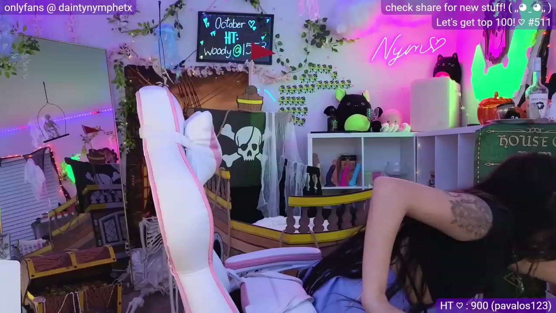 Gallery image thumbnail from Nym_x's myfreecams stream on, 10/07/2023, 03:18 image 5 of 20
