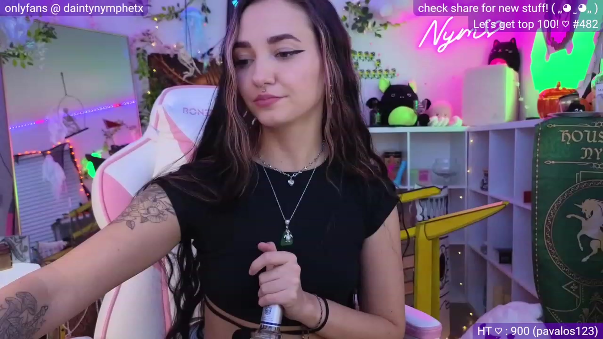 Gallery image thumbnail from Nym_x's myfreecams stream on, 10/07/2023, 05:07 image 4 of 20