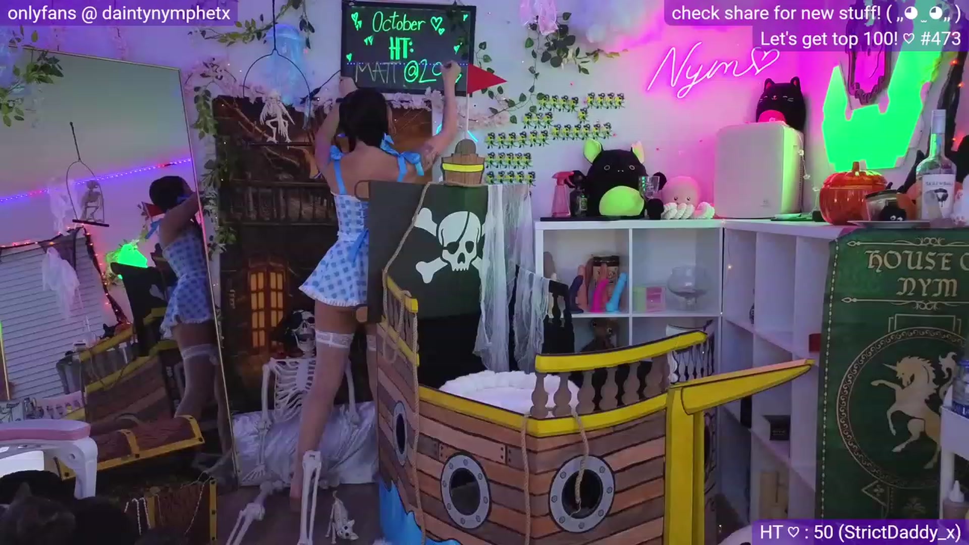 Gallery image thumbnail from Nym_x's myfreecams stream on, 10/08/2023, 03:38 image 2 of 20