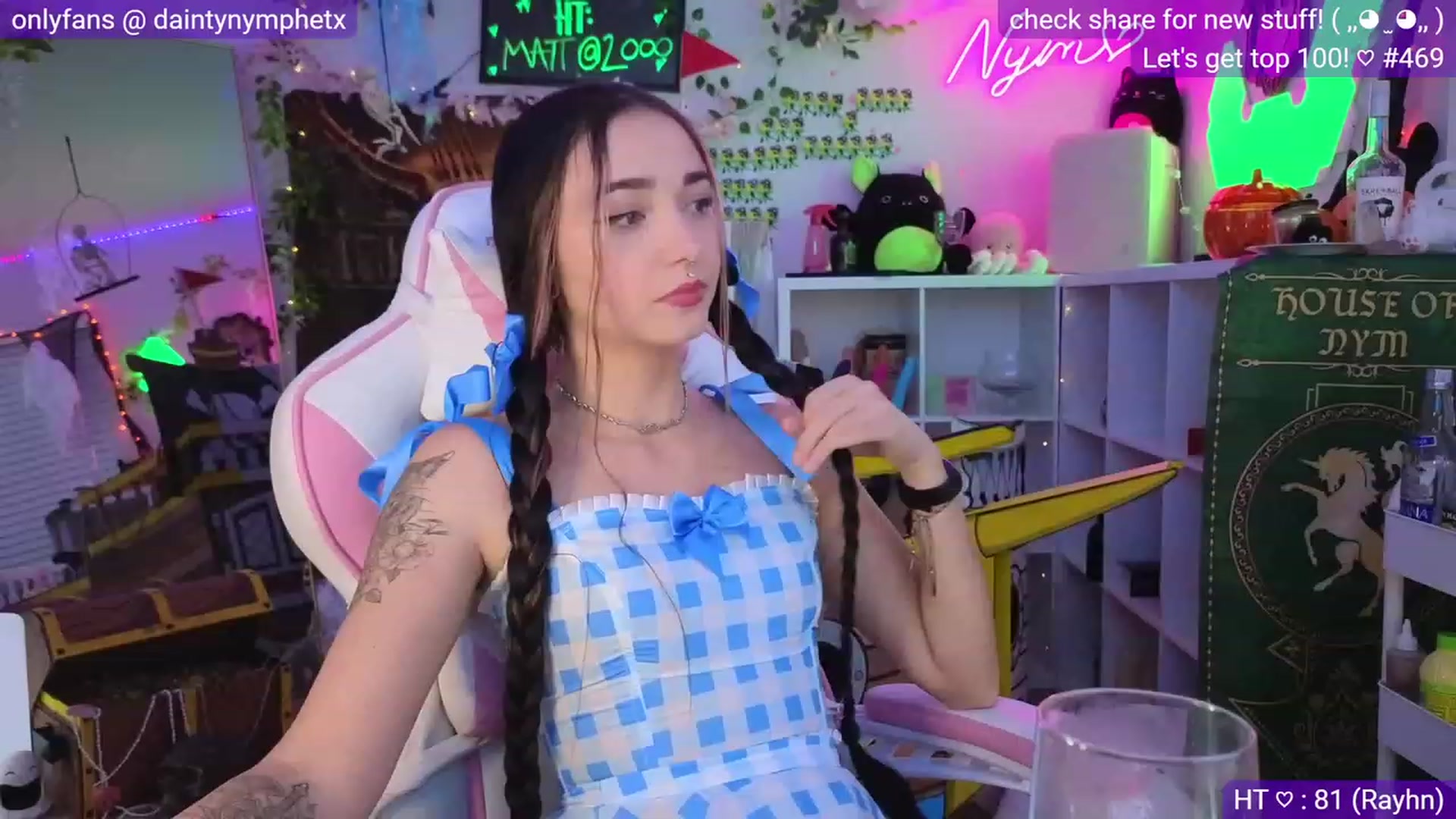 Gallery image thumbnail from Nym_x's myfreecams stream on, 10/08/2023, 03:38 image 4 of 20