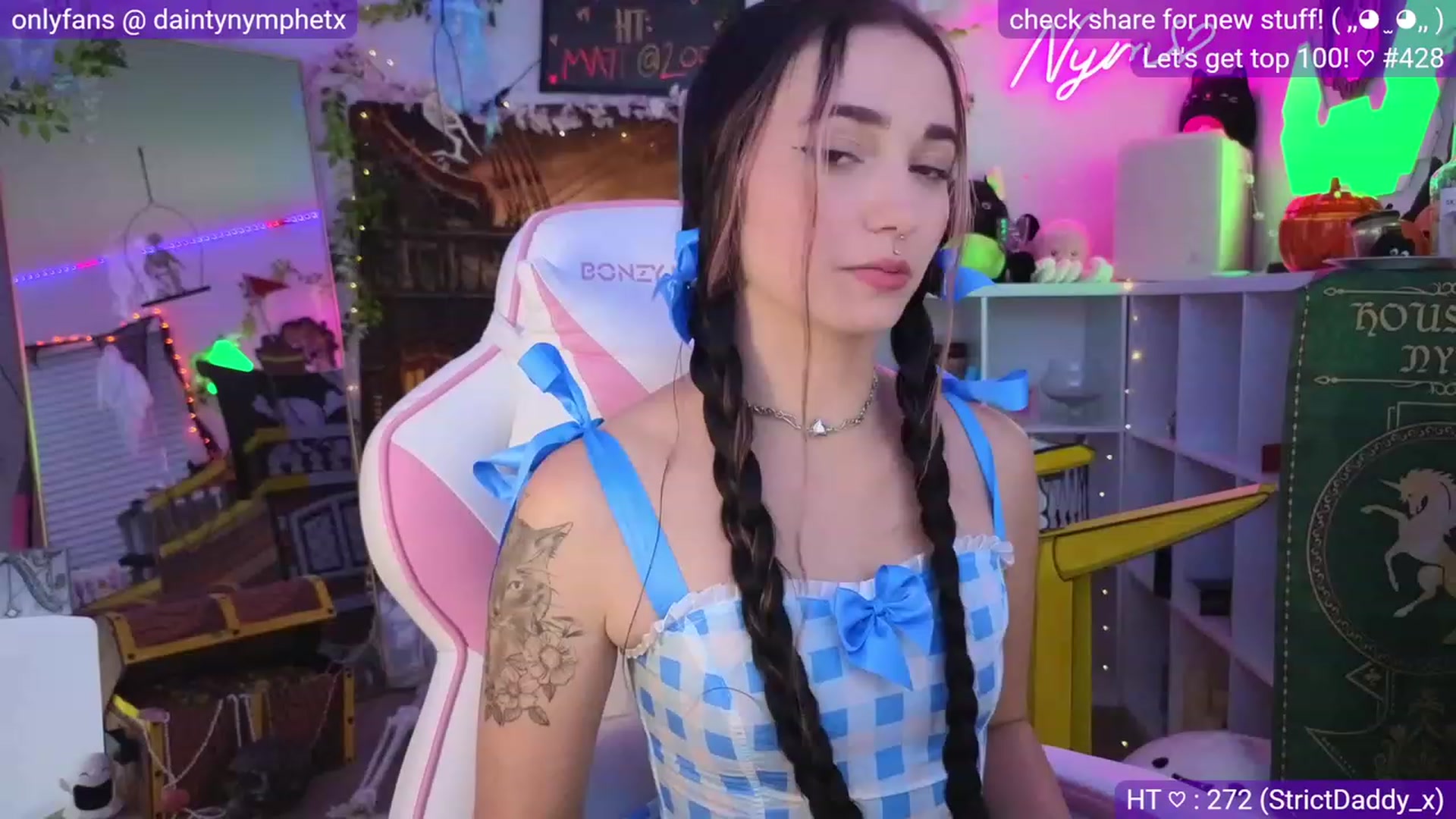 Gallery image thumbnail from Nym_x's myfreecams stream on, 10/08/2023, 04:44 image 1 of 20