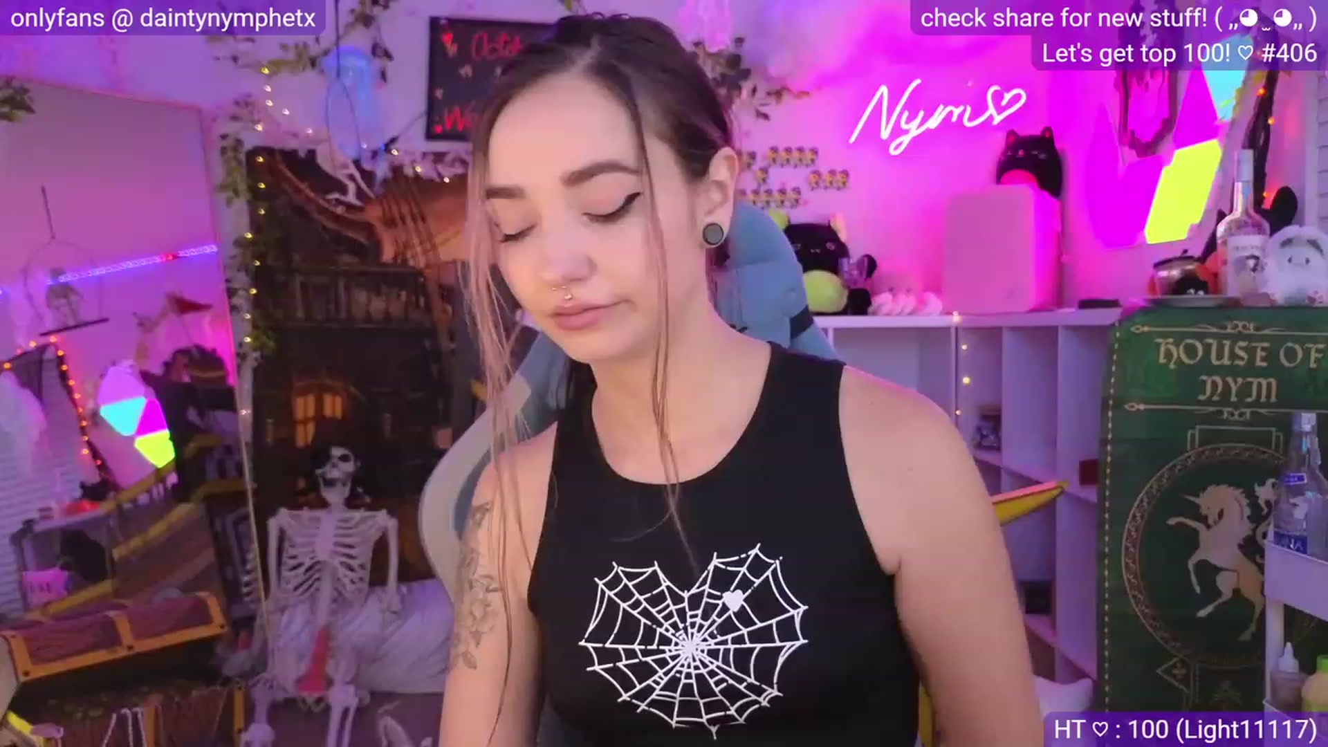 Gallery image thumbnail from Nym_x's myfreecams stream on, 10/15/2023, 04:49 image 2 of 20