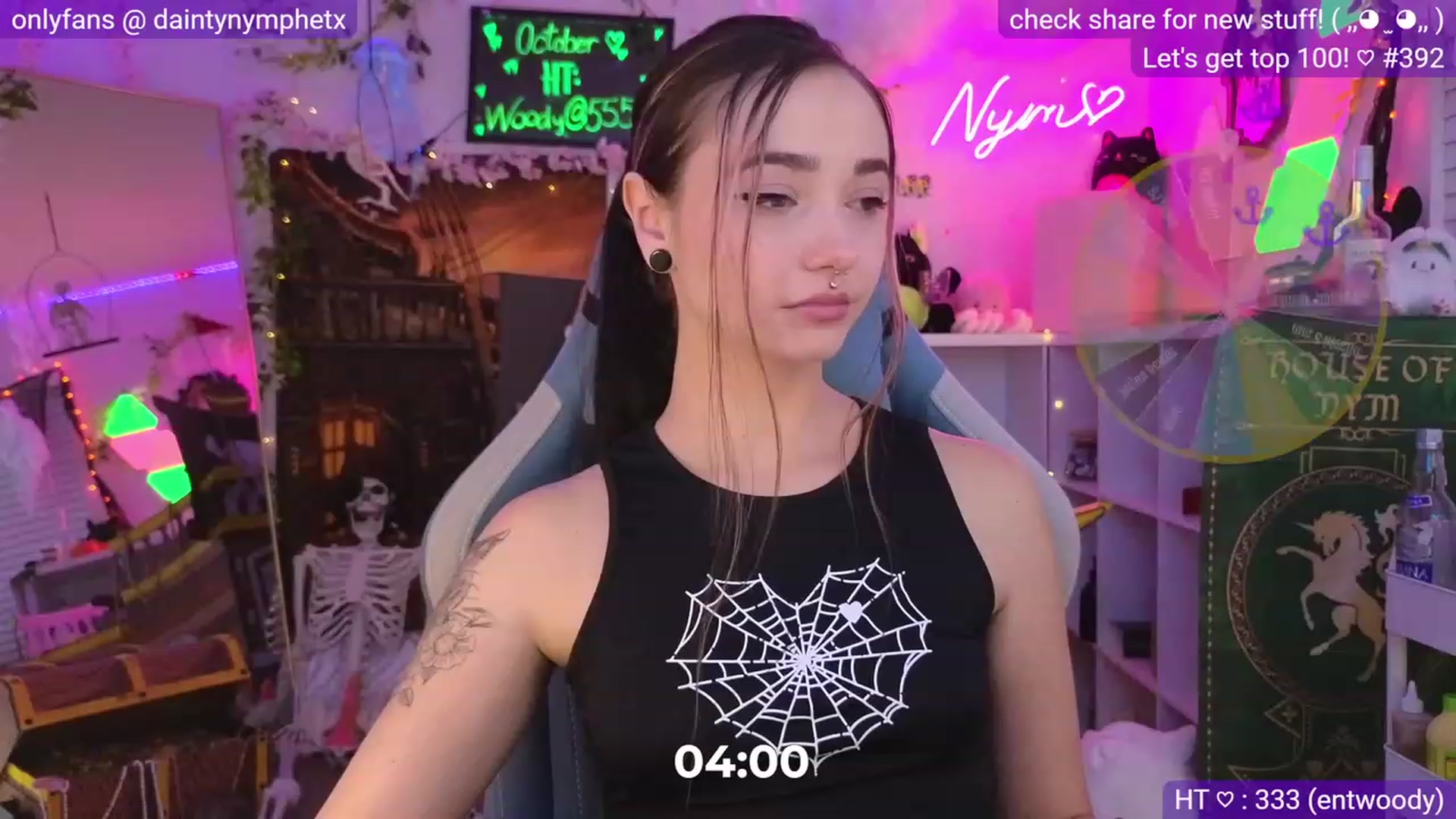 Gallery image thumbnail from Nym_x's myfreecams stream on, 10/15/2023, 04:49 image 6 of 20