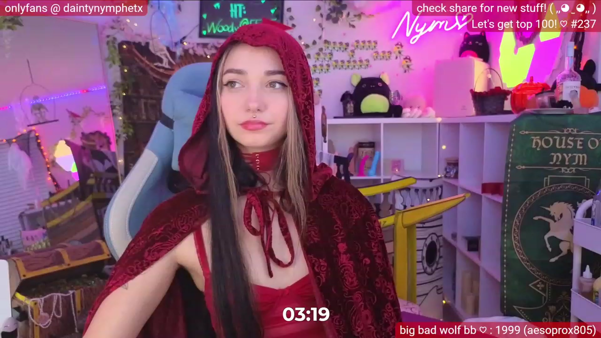 Gallery image thumbnail from Nym_x's myfreecams stream on, 10/30/2023, 04:19 image 19 of 20