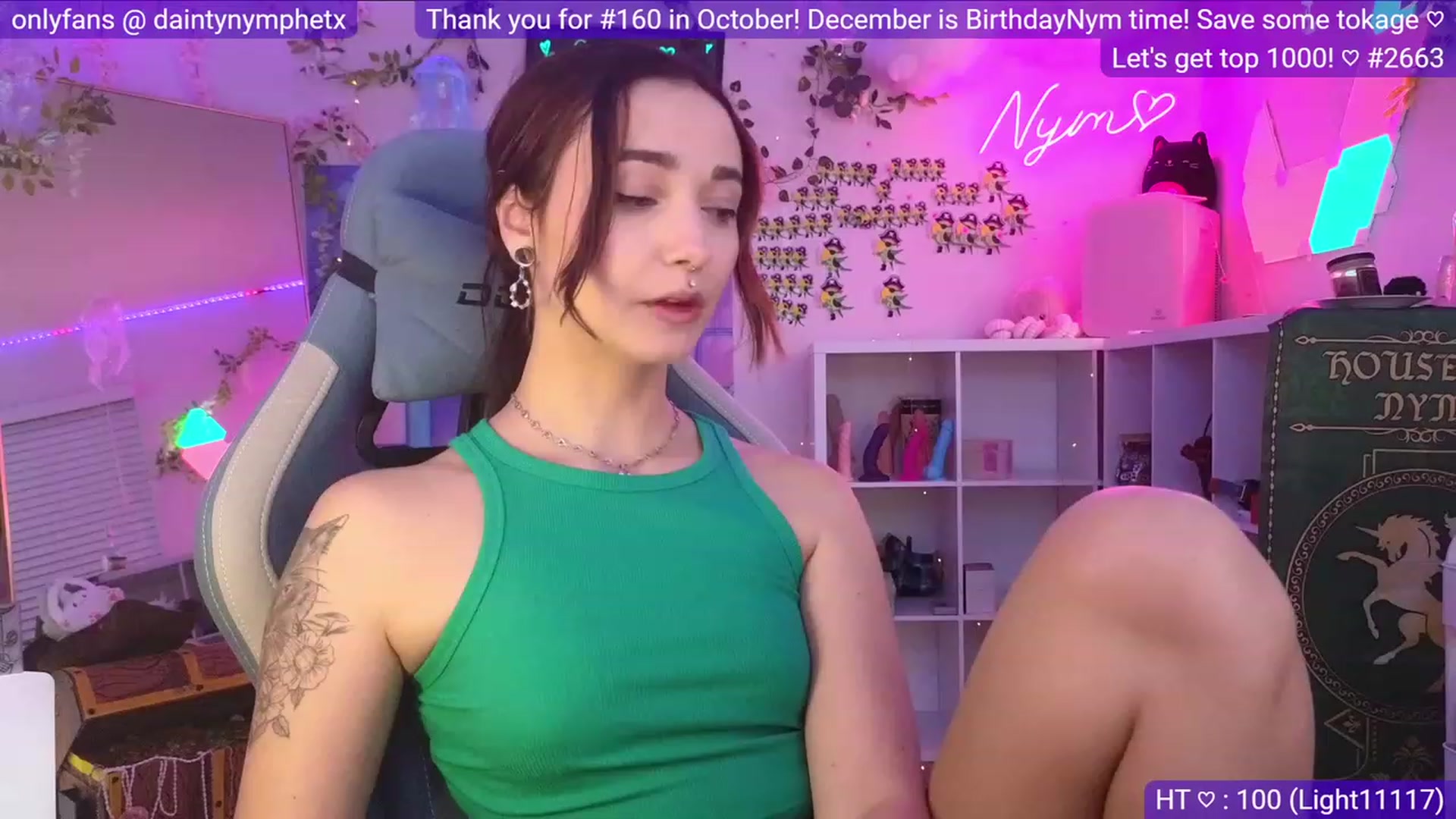 Gallery image thumbnail from Nym_x's myfreecams stream on, 11/19/2023, 04:24 image 3 of 20