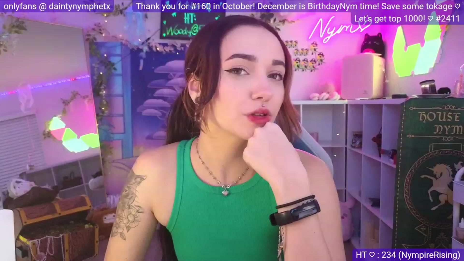 Gallery image thumbnail from Nym_x's myfreecams stream on, 11/19/2023, 05:13 image 2 of 20