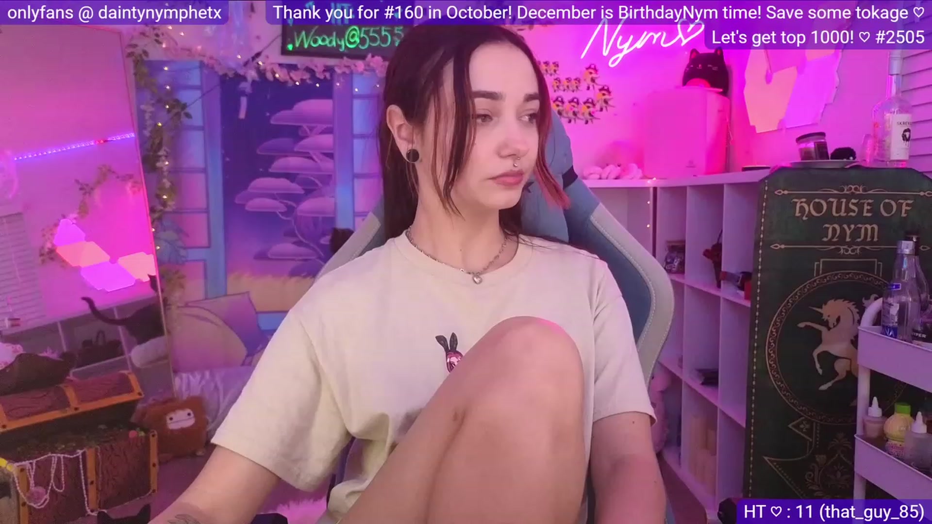Gallery image thumbnail from Nym_x's myfreecams stream on, 11/20/2023, 04:28 image 3 of 20