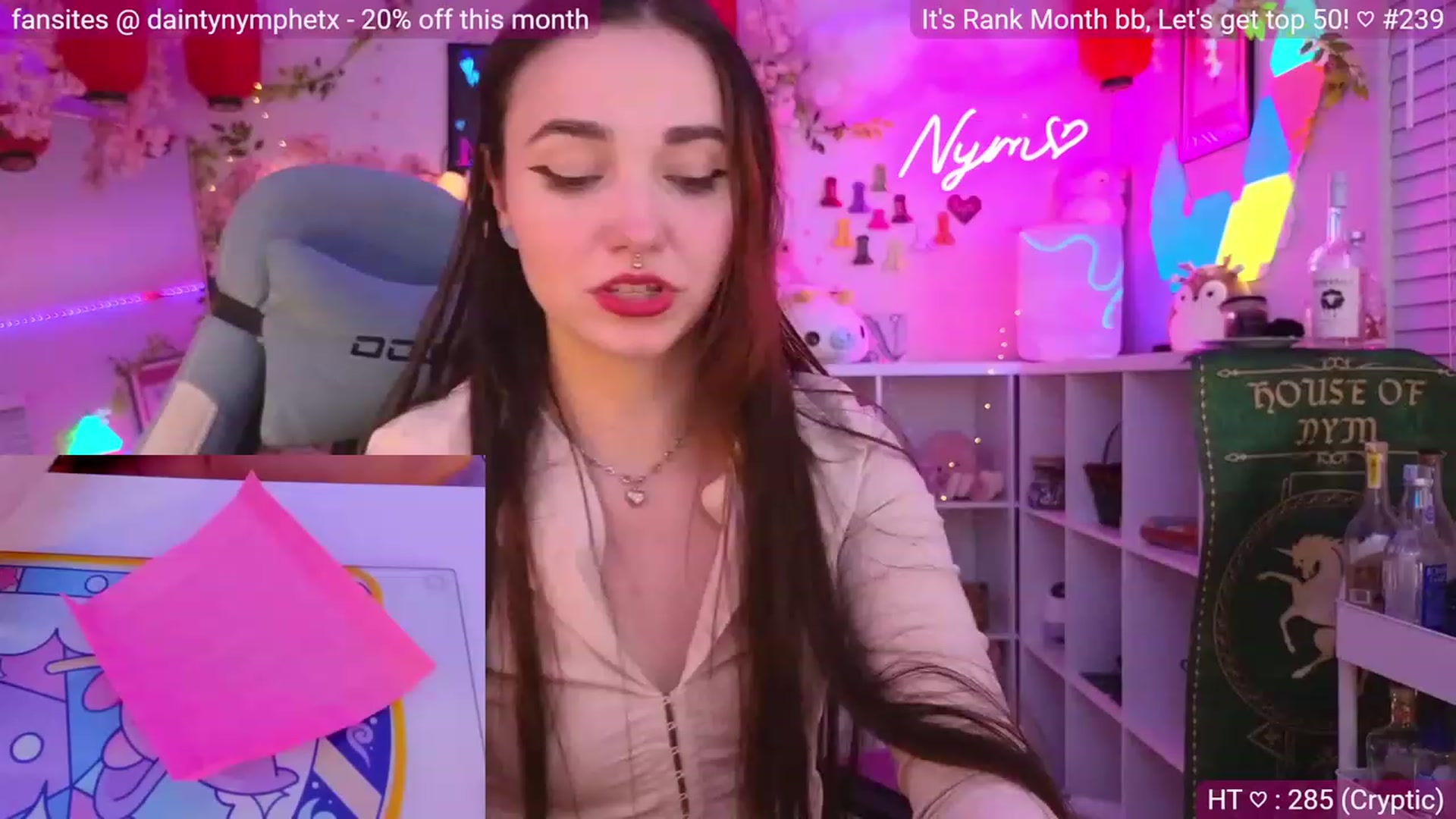 Gallery image thumbnail from Nym_x's myfreecams stream on, 03/04/2024, 03:47 image 16 of 20