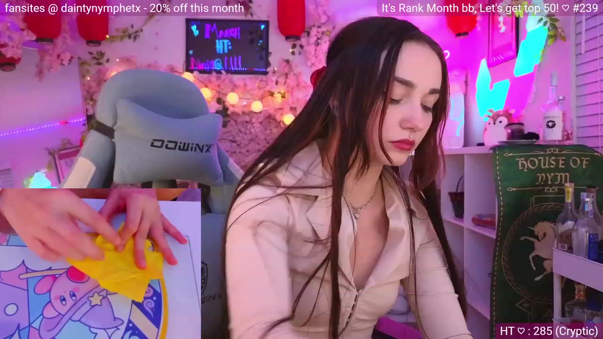 Gallery image thumbnail from Nym_x's myfreecams stream on, 03/04/2024, 03:47 image 11 of 20
