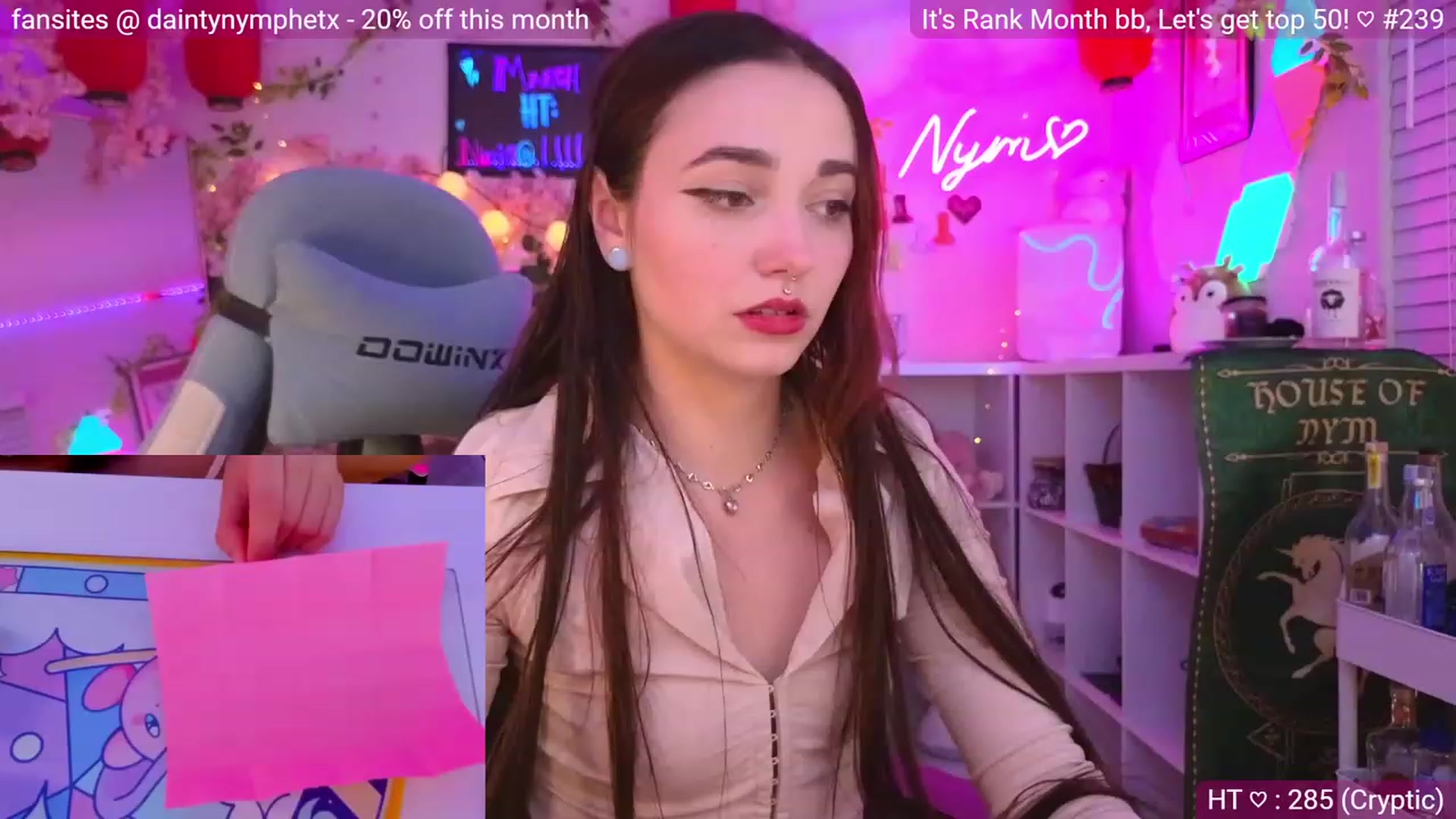 Gallery image thumbnail from Nym_x's myfreecams stream on, 03/04/2024, 03:47 image 15 of 20