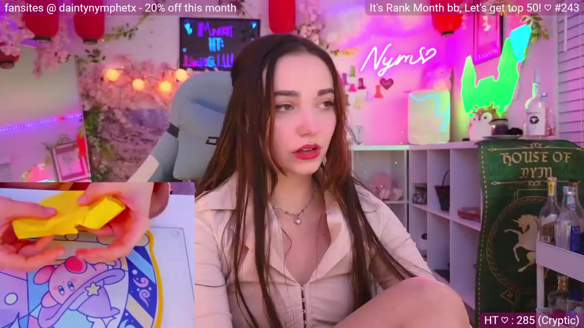 Gallery image thumbnail from Nym_x's myfreecams stream on, 03/04/2024, 03:47 image 8 of 20