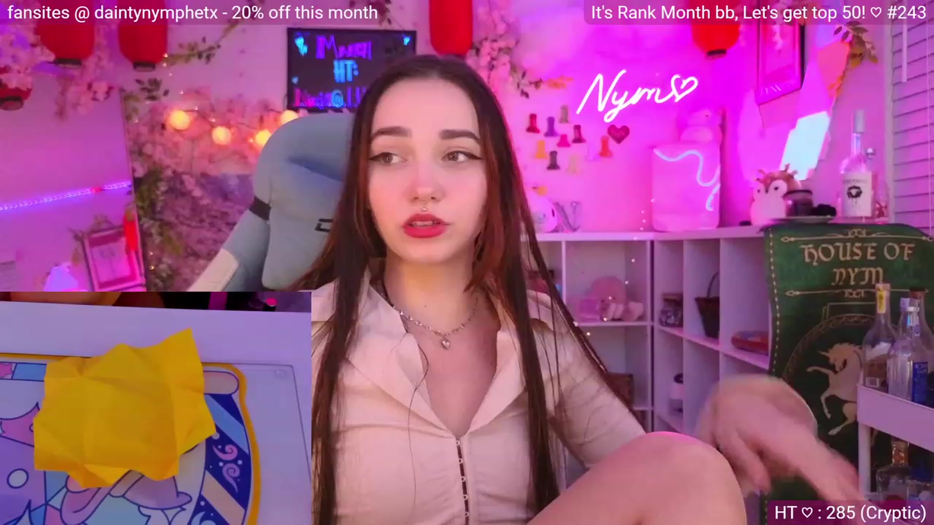 Gallery image thumbnail from Nym_x's myfreecams stream on, 03/04/2024, 03:47 image 2 of 20