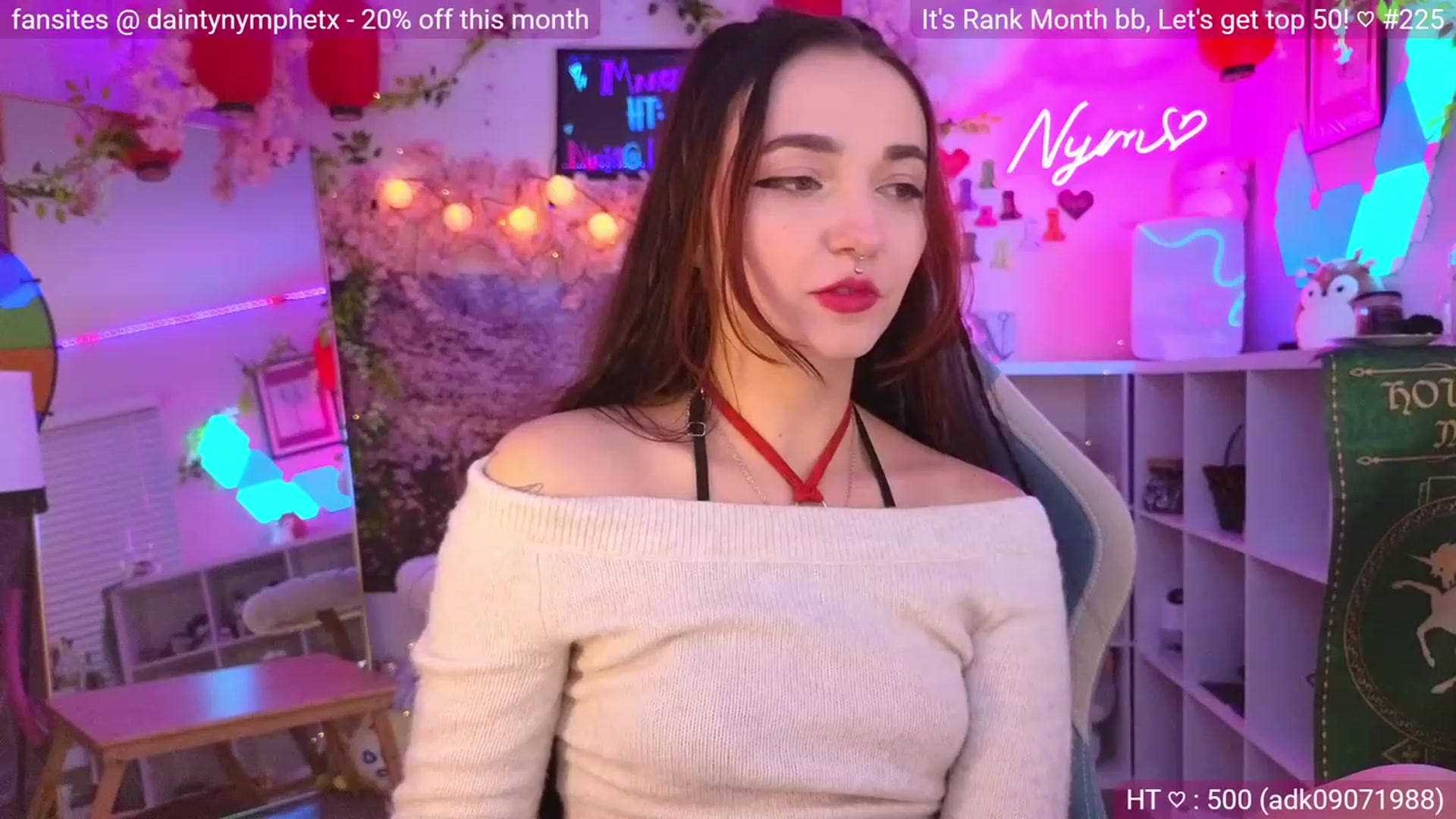 Gallery image thumbnail from Nym_x's myfreecams stream on, 03/06/2024, 06:23 image 14 of 20