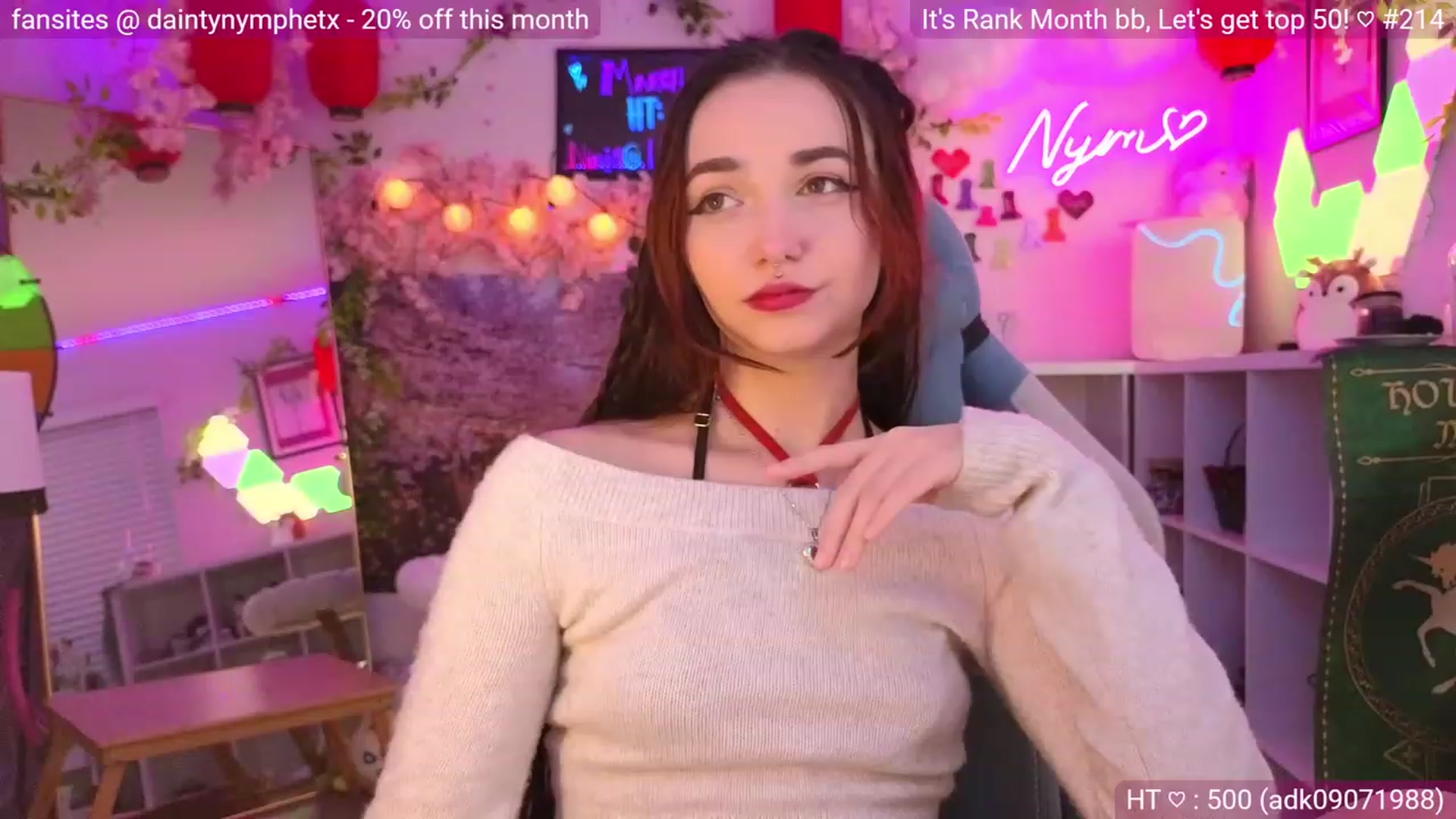 Gallery image thumbnail from Nym_x's myfreecams stream on, 03/06/2024, 06:23 image 16 of 20
