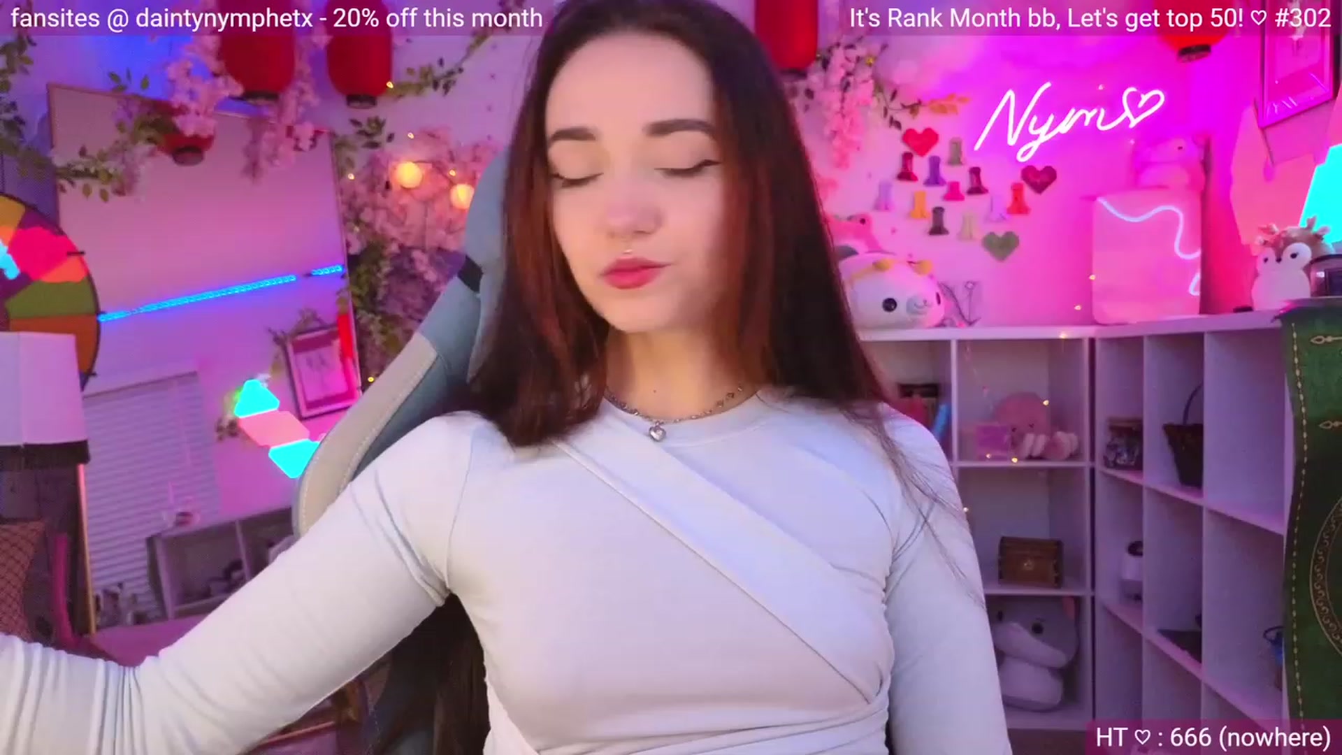 Gallery image thumbnail from Nym_x's myfreecams stream on, 03/10/2024, 05:29 image 9 of 20