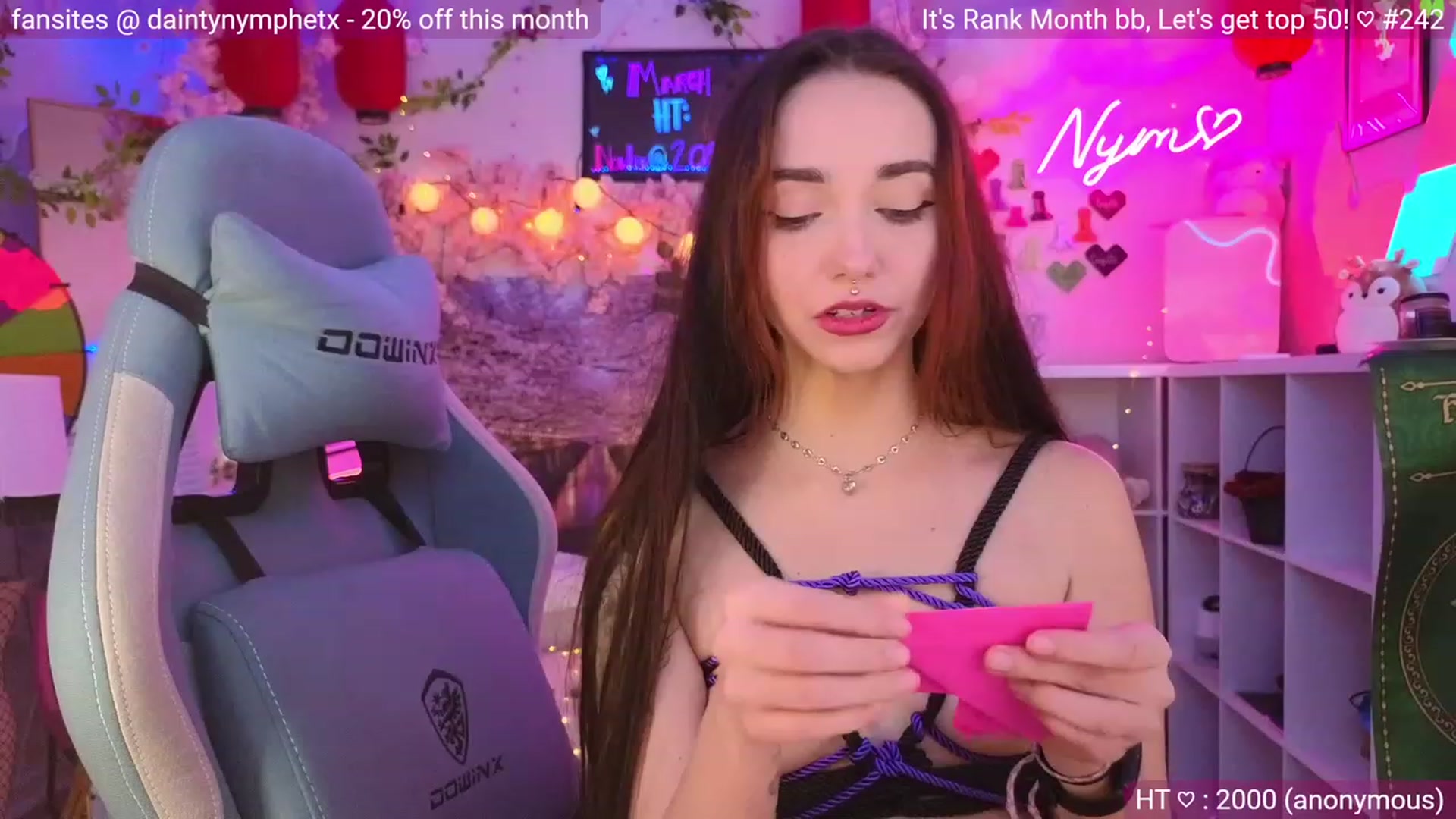 Gallery image thumbnail from Nym_x's myfreecams stream on, 03/10/2024, 05:50 image 18 of 20