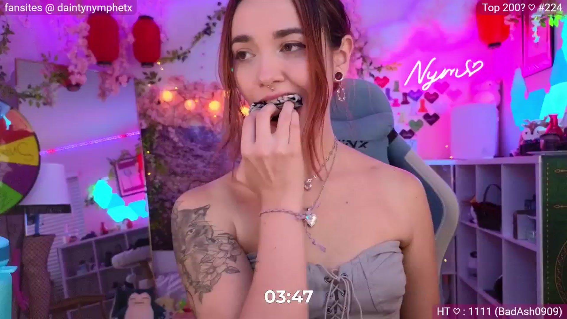 Gallery image thumbnail from Nym_x's myfreecams stream on, 06/01/2024, 06:07 image 12 of 20
