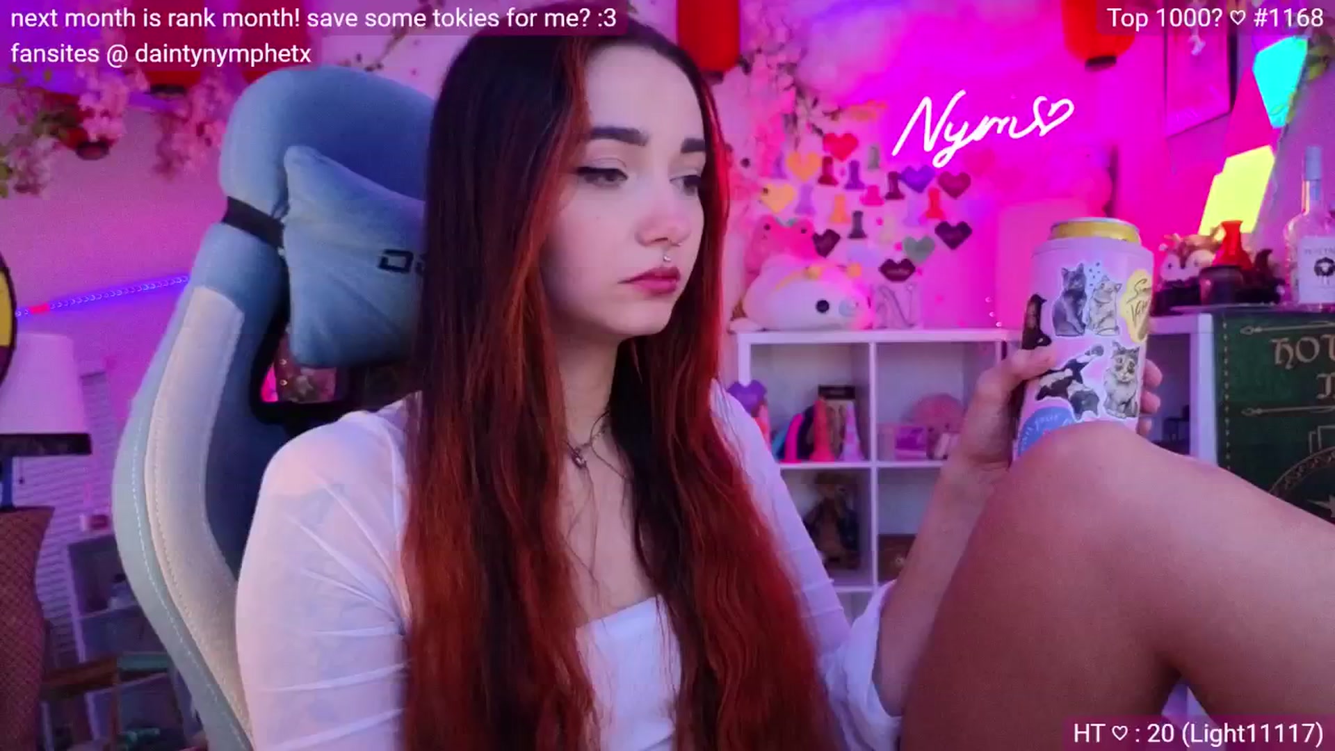 Gallery image thumbnail from Nym_x's myfreecams stream on, 06/06/2024, 02:52 image 4 of 20