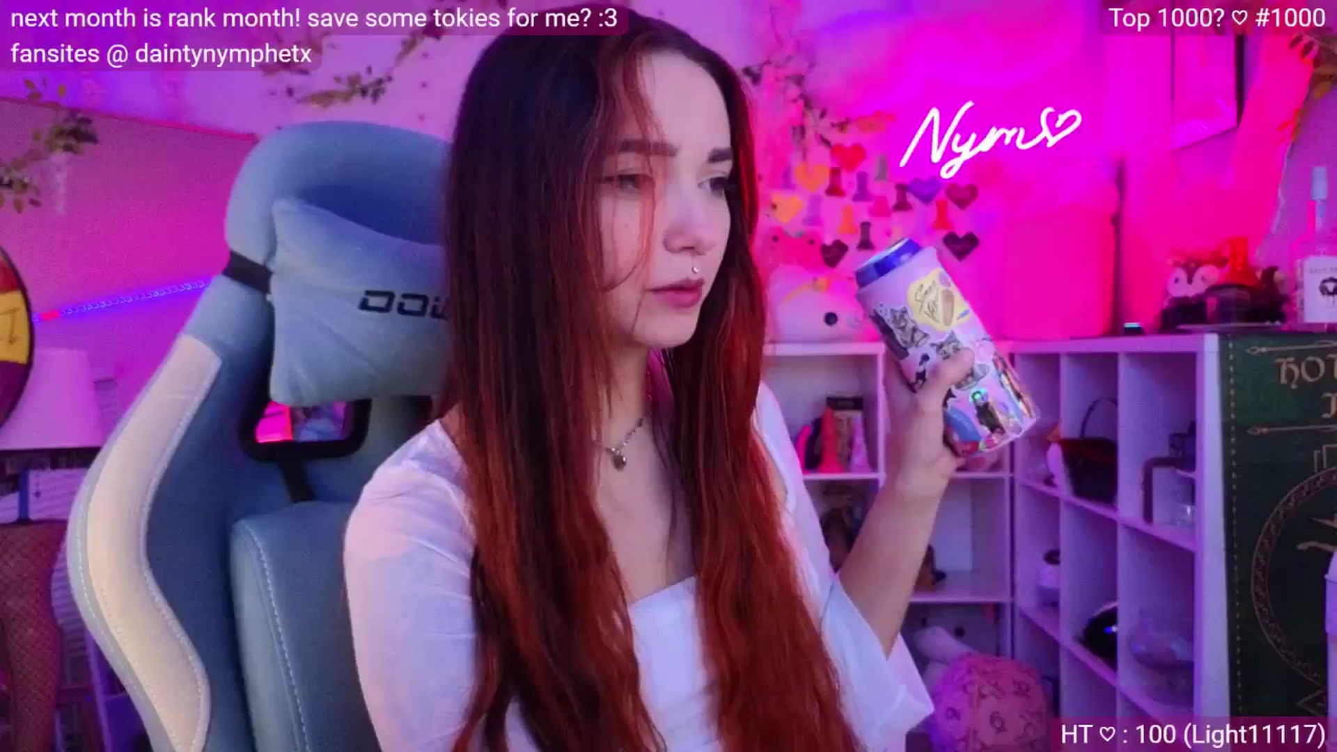 Gallery image thumbnail from Nym_x's myfreecams stream on, 06/06/2024, 03:38 image 14 of 20