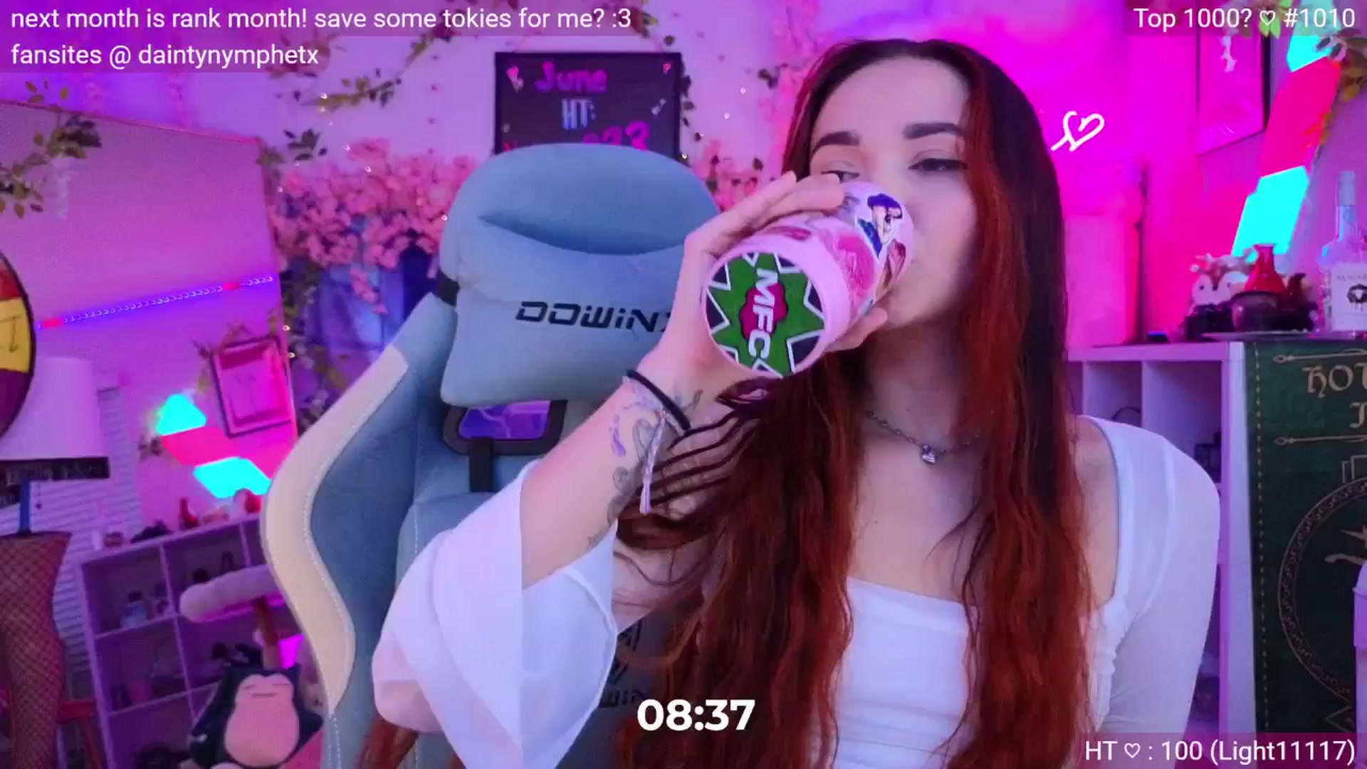 Gallery image thumbnail from Nym_x's myfreecams stream on, 06/06/2024, 03:38 image 9 of 20