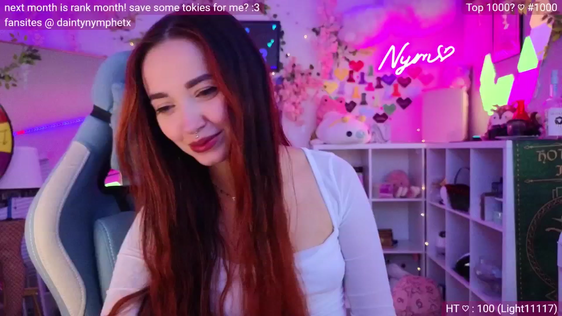 Gallery image thumbnail from Nym_x's myfreecams stream on, 06/06/2024, 03:38 image 15 of 20
