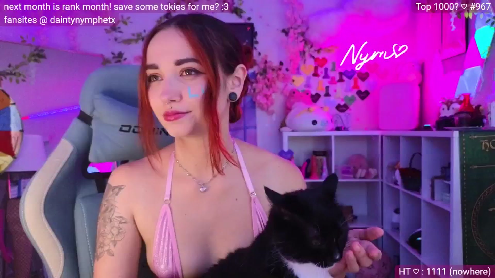 Gallery image thumbnail from Nym_x's myfreecams stream on, 06/09/2024, 04:05 image 15 of 20