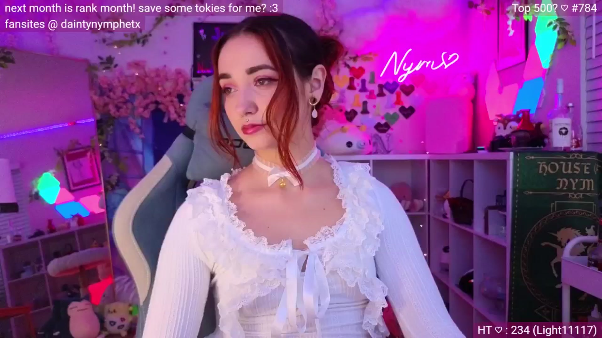 Gallery image thumbnail from Nym_x's myfreecams stream on, 06/10/2024, 03:03 image 14 of 20