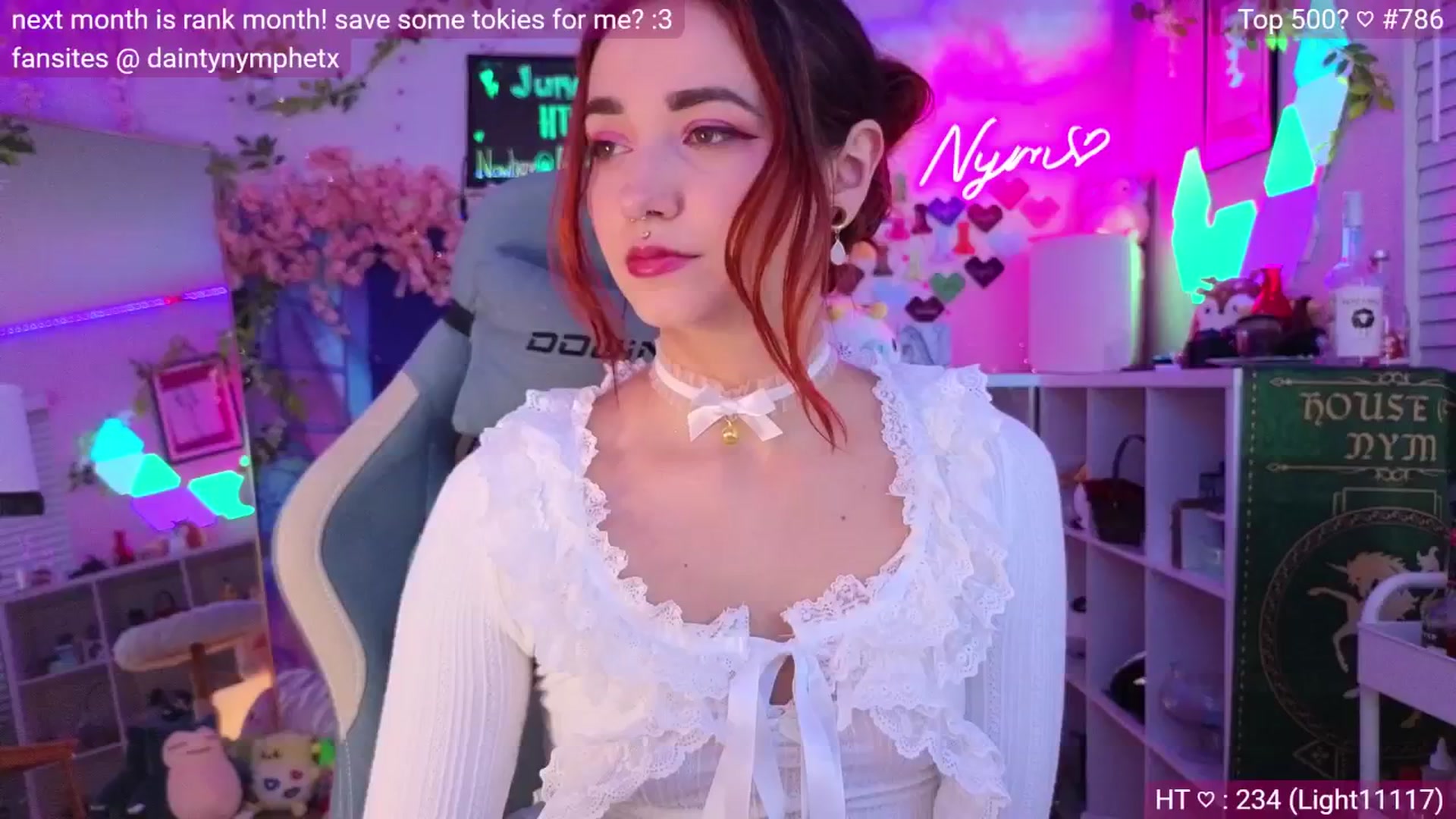 Gallery image thumbnail from Nym_x's myfreecams stream on, 06/10/2024, 03:03 image 13 of 20