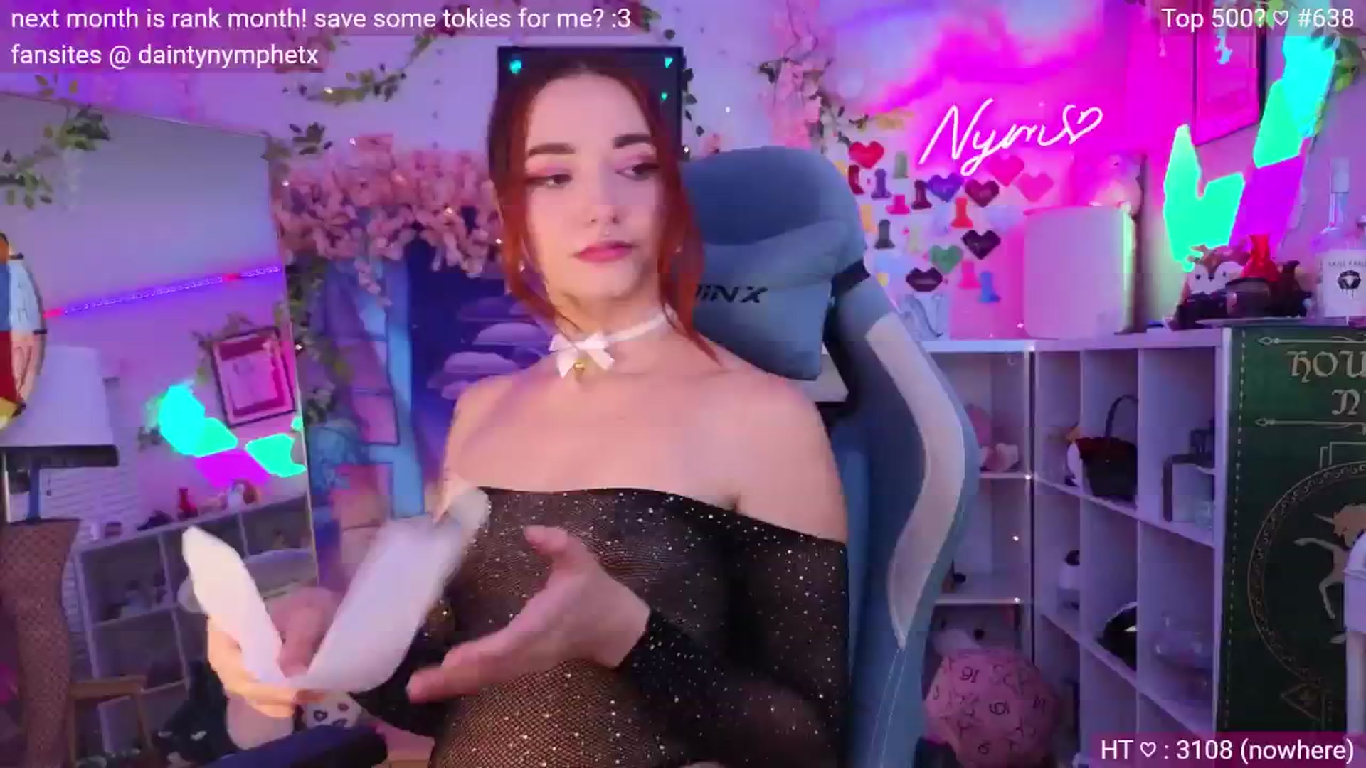 Gallery image thumbnail from Nym_x's myfreecams stream on, 06/10/2024, 04:45 image 4 of 20